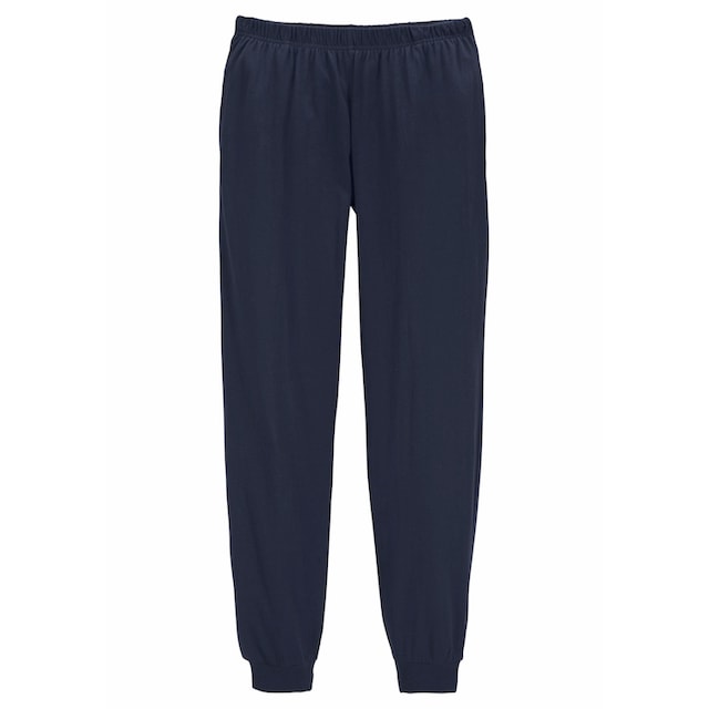 ✵ le jogger® Pyjama, (2 tlg., 1 Stück), mit zweifarbig gestreiftem Oberteil  günstig entdecken | Jelmoli-Versand