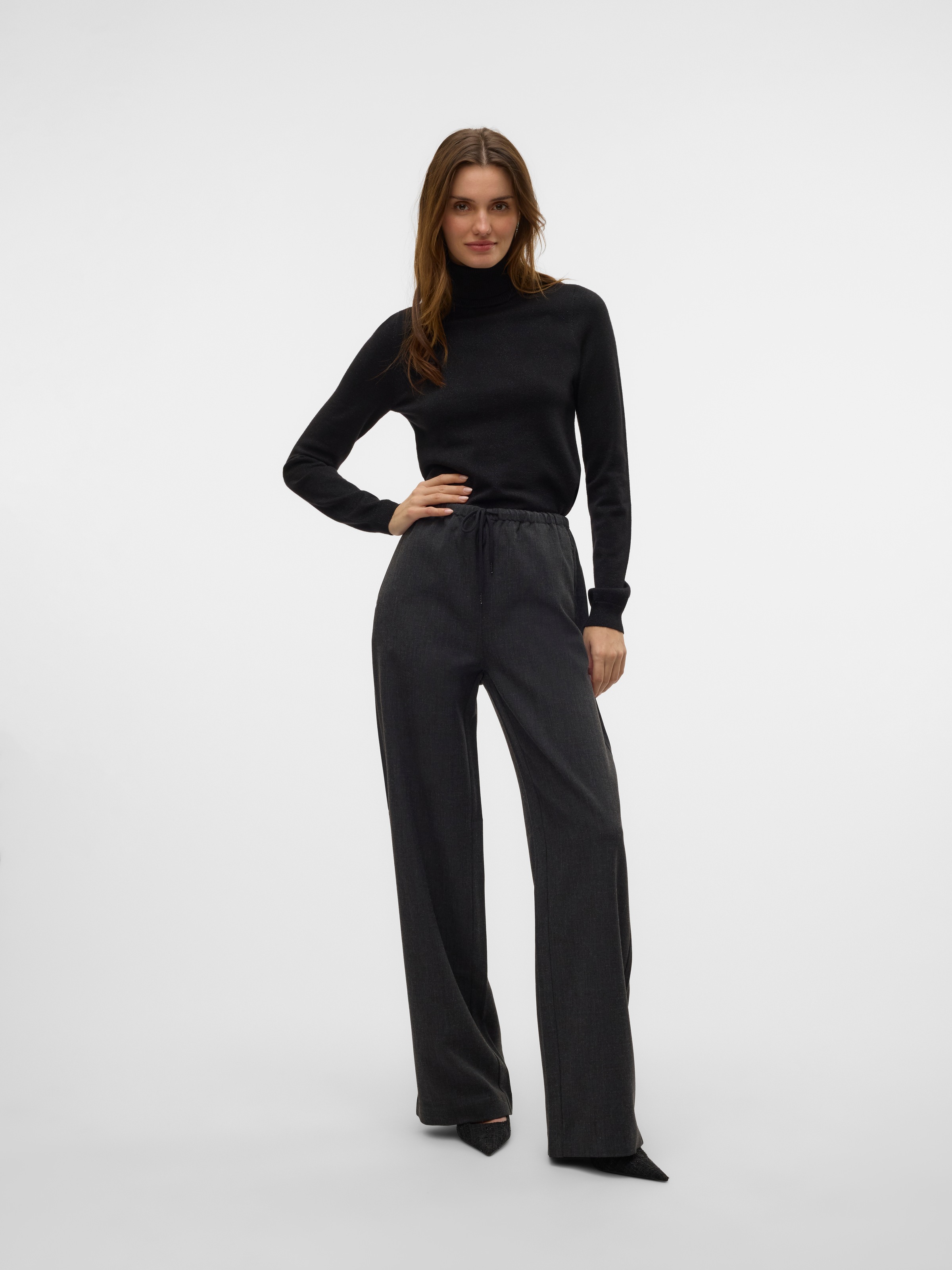 Vero Moda Rollkragenpullover »VMHAPPYSHINE LS ROLLNECK PULLOVER BOO«