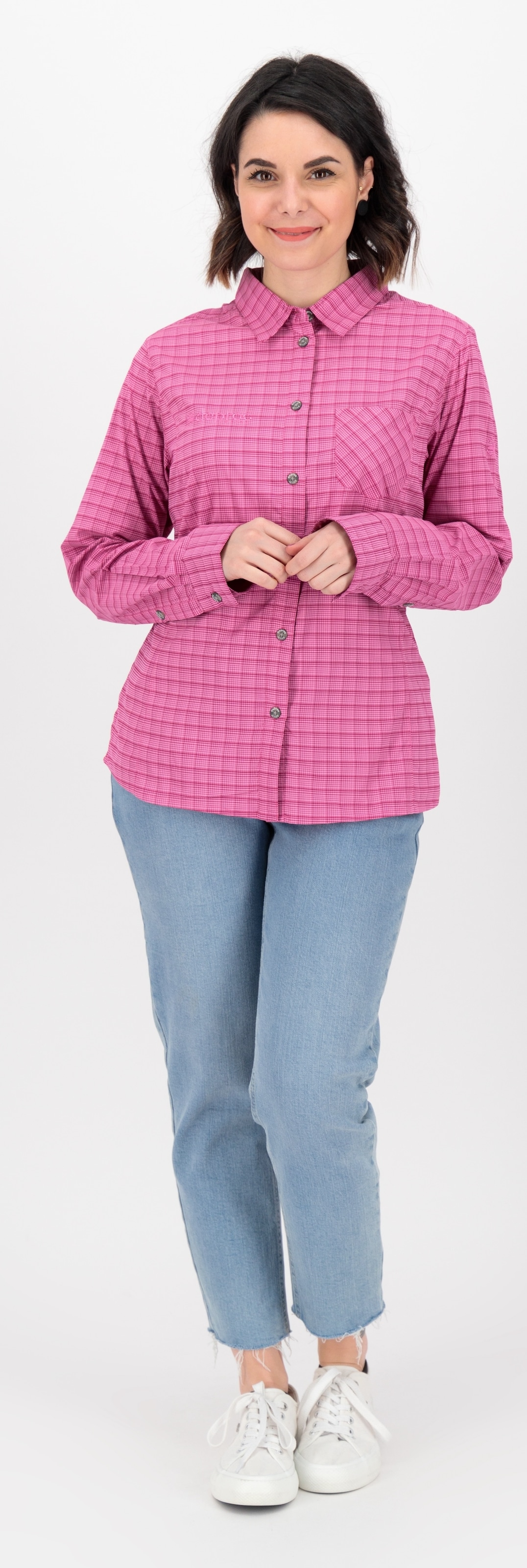 DEPROC Active Outdoorhemd »PHOENIX III LS WOMEN«, auch in Grossen Grössen erhältlich