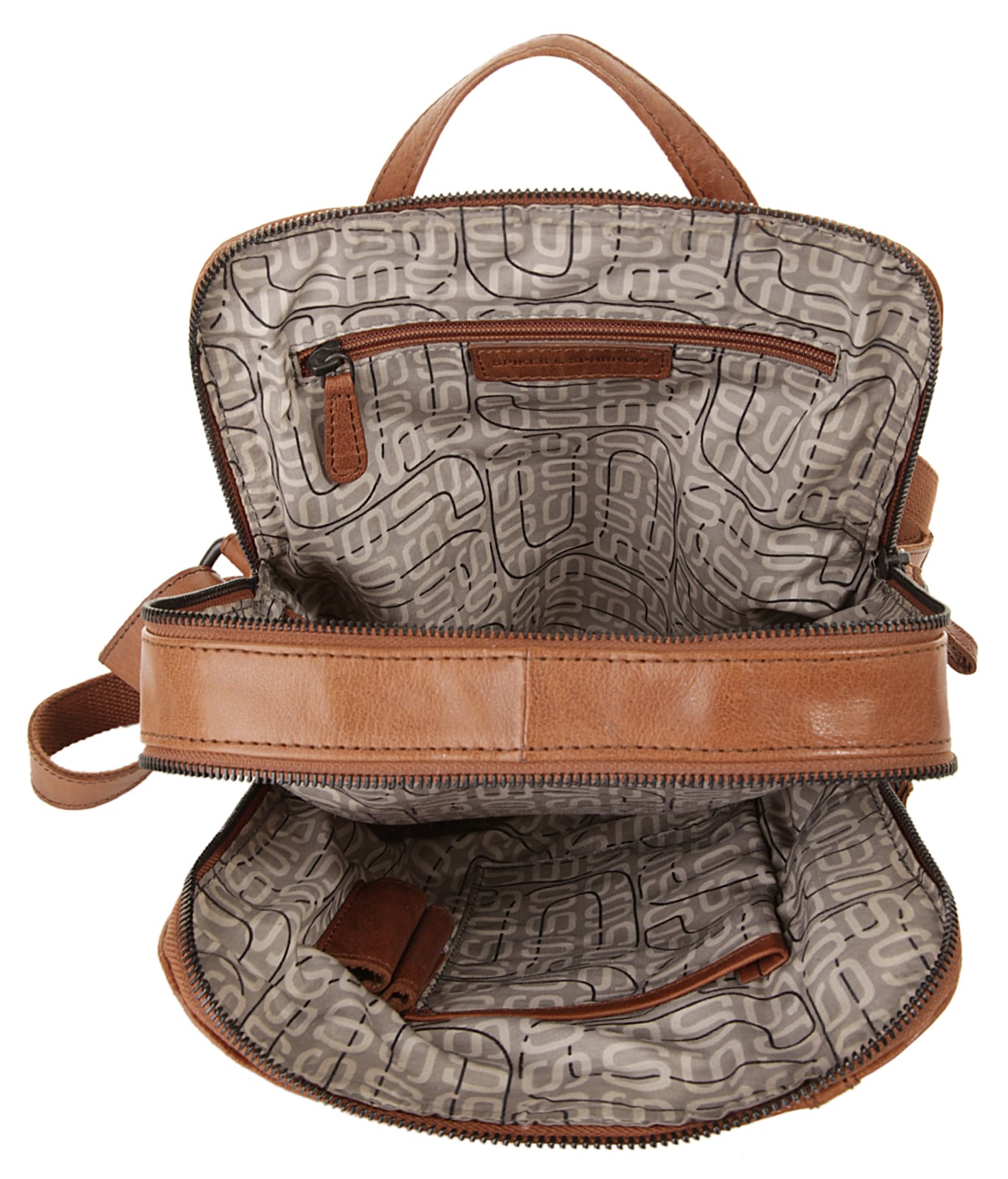 Spikes & Sparrow Cityrucksack, echt Leder
