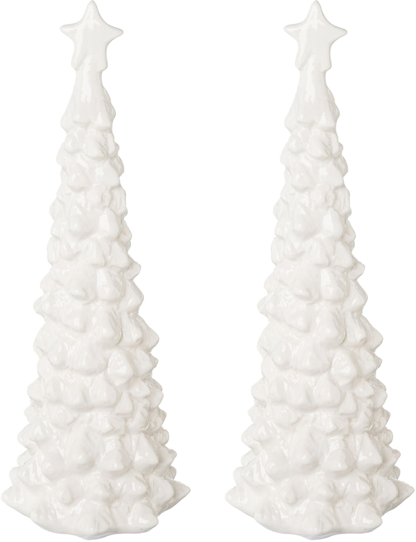 Creativ light Dekobaum »Weihnachtsdeko«, (Set, 2 St.), Tannenbaum aus Keramik, Höhe... kaufen