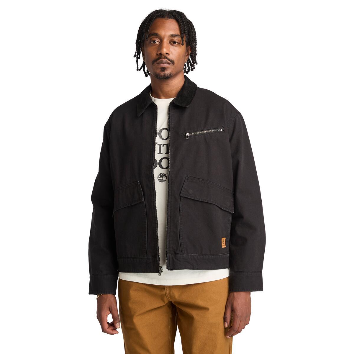 Timberland Kurzjacke "Strafford Washed Canvas Jacket" in grossen Grössen