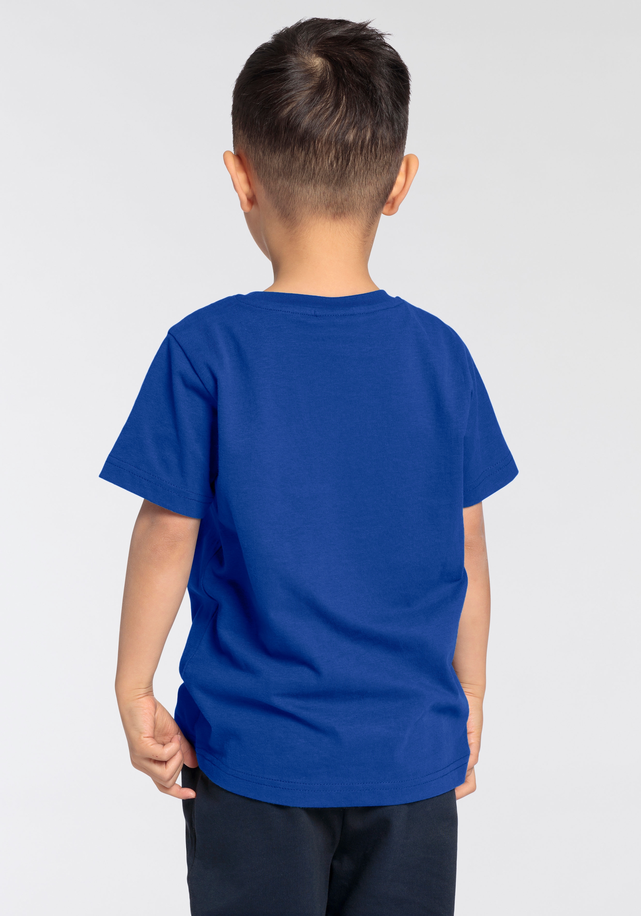 KIDSWORLD T-Shirt »für kleine Jungen«, Kurzarm, Basic-Passform, bedruckt mit Statements/Sprüchen