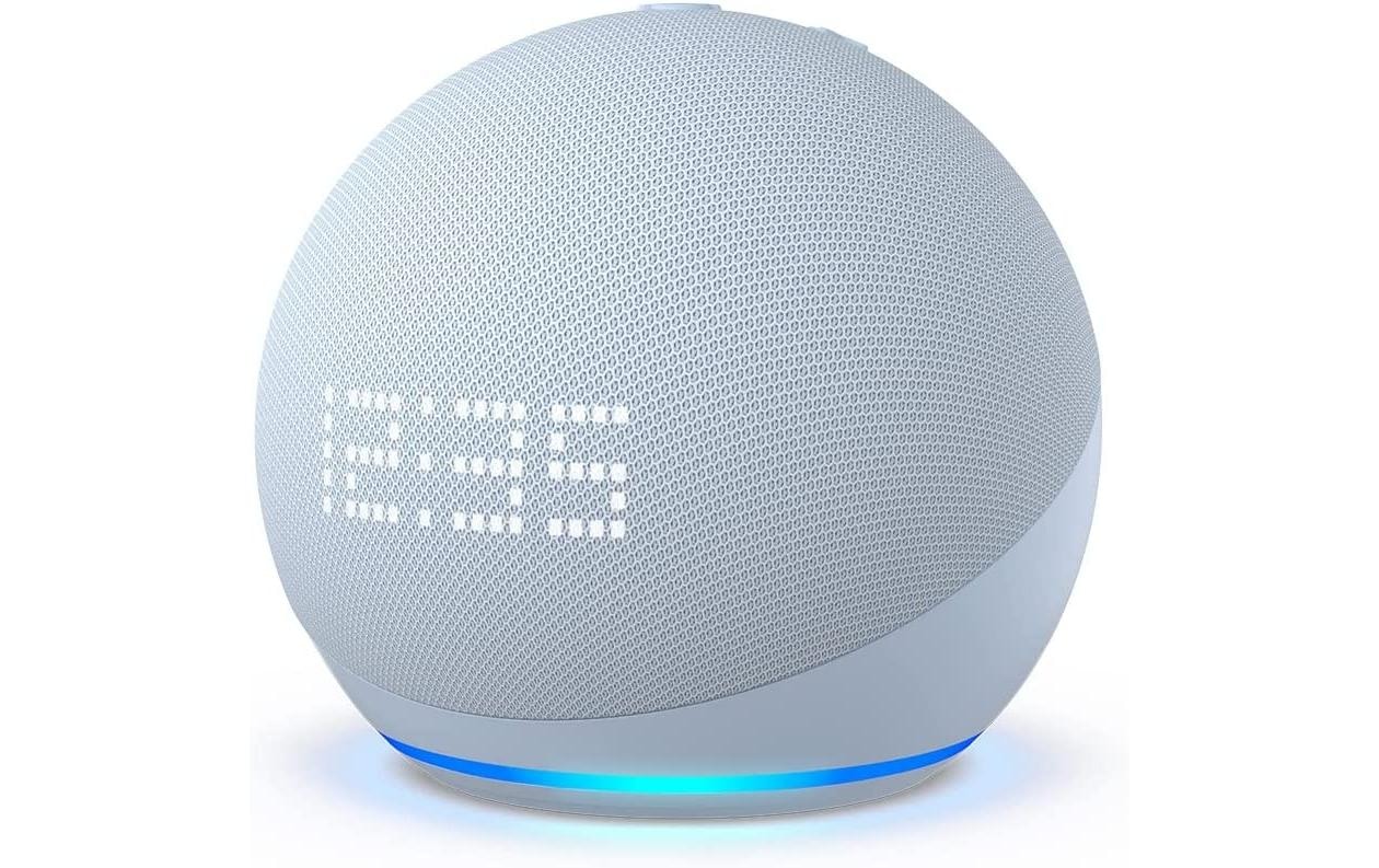 Smart Speaker »Amazon Echo Dot 5. Gen. mit Uhr«