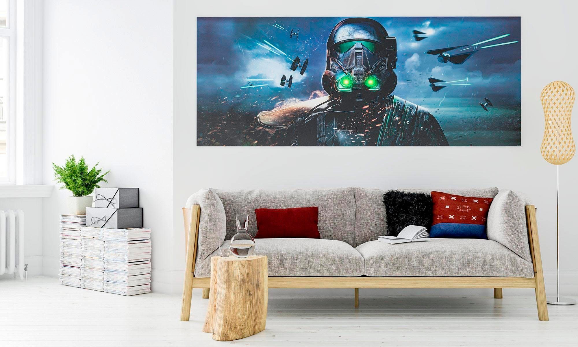 Komar Vliestapete »Digitaldruck Vlies - Star Wars Deathtrooper - Grösse 250 x 100 cm«, bedruckt, Kinderzimmer