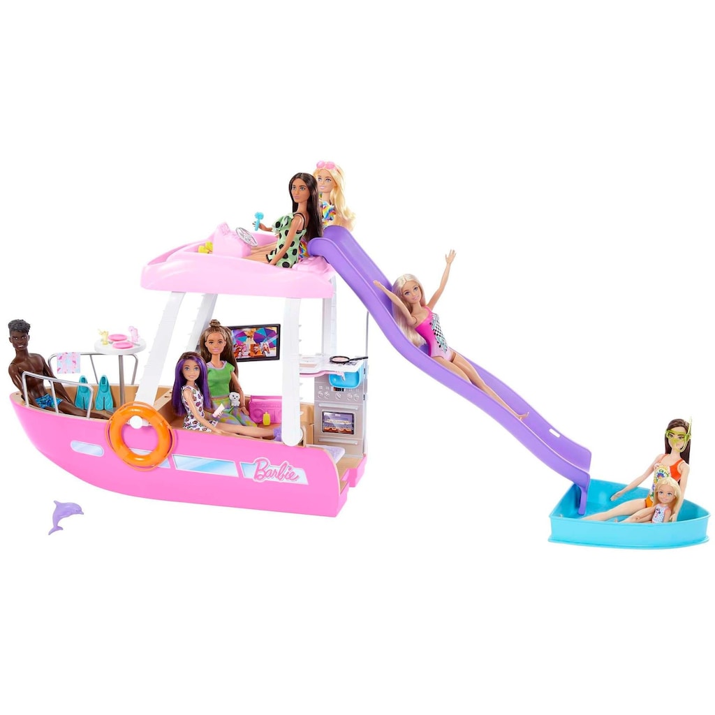 Barbie Anziehpuppe »Traumboot Spielset«