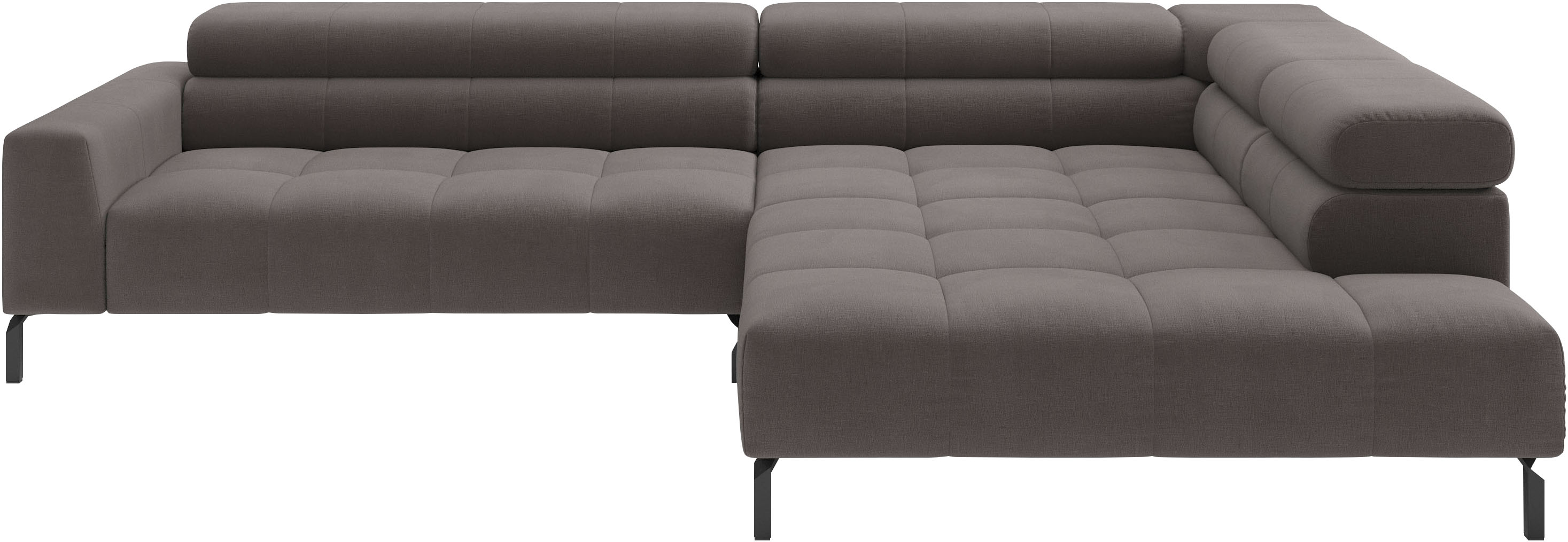 Home affaire Ecksofa "Claya, 311 cm breit, L-Form, inkl. Kopfteilverstellung" wahlweise elektrischer Sitzvorzug
