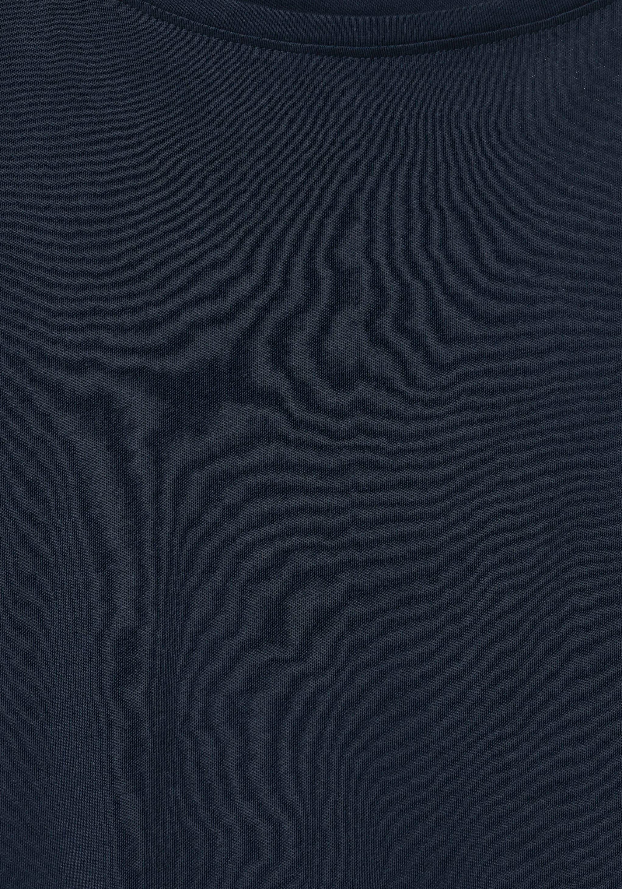 online Schultern Jelmoli-Versand Schweiz shoppen bei mit Raffungen auf T-Shirt, den Cecil