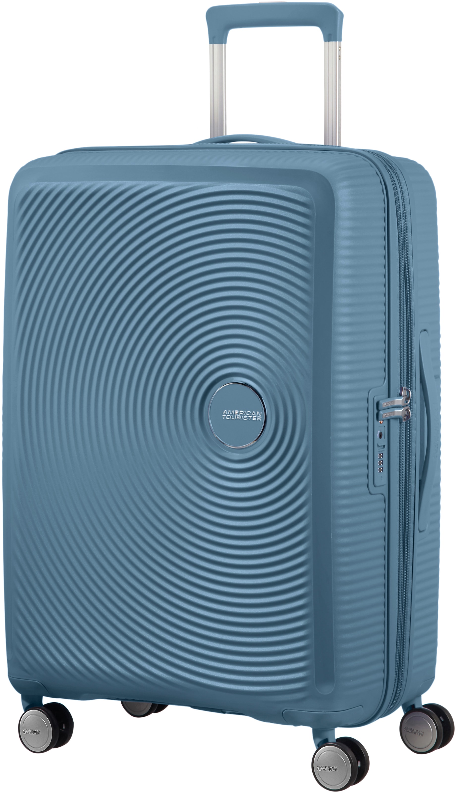American Tourister® Hartschalen-Trolley »SOUNDBOX, in verschiedenen Farben und Grössen«, 4 Rollen, Reisekoffer Trolley Aufgabegepäck TSA-Zahlenschloss Volumenerweiterung
