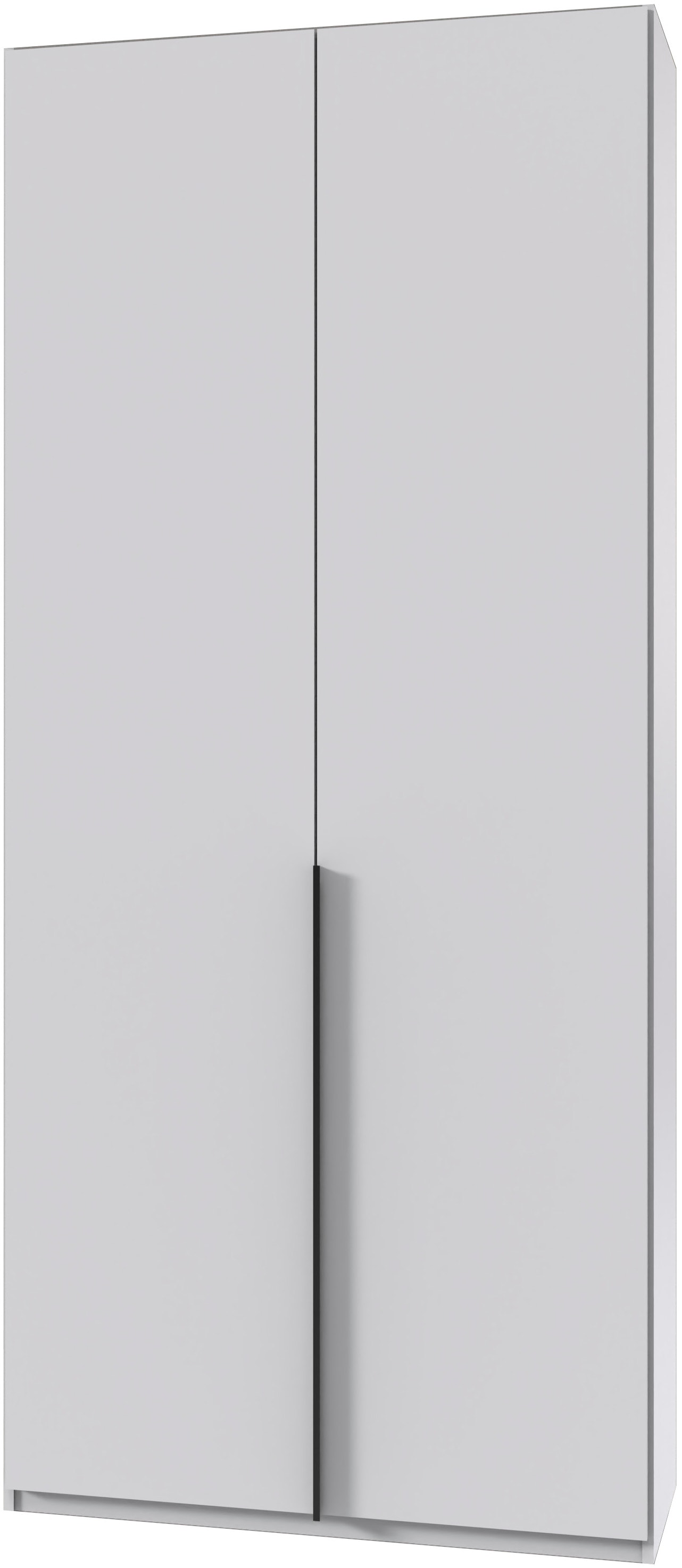 Wimex Kleiderschrank »Mugano,in 5 Breiten,2 Höhen,2 Tiefen, viele Farben, Made in Germany« in Basic oder Premium Ausstattung, mit langen Griffen aus Metall, mit oder ohne Spiegel