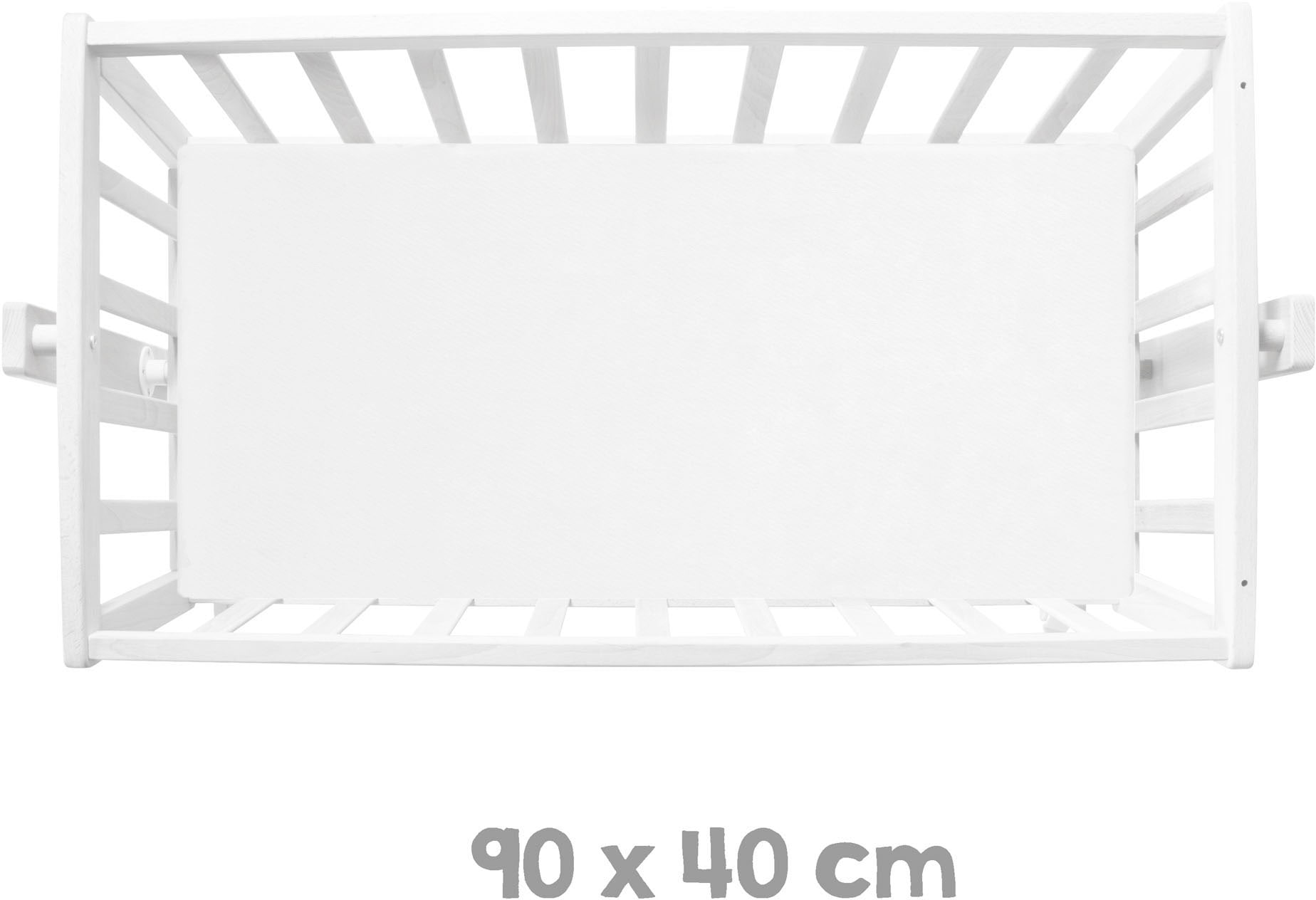 roba® Stubenbett »Komplettwiegenset, Fox und Bunny«, mit Komplettausstattung
