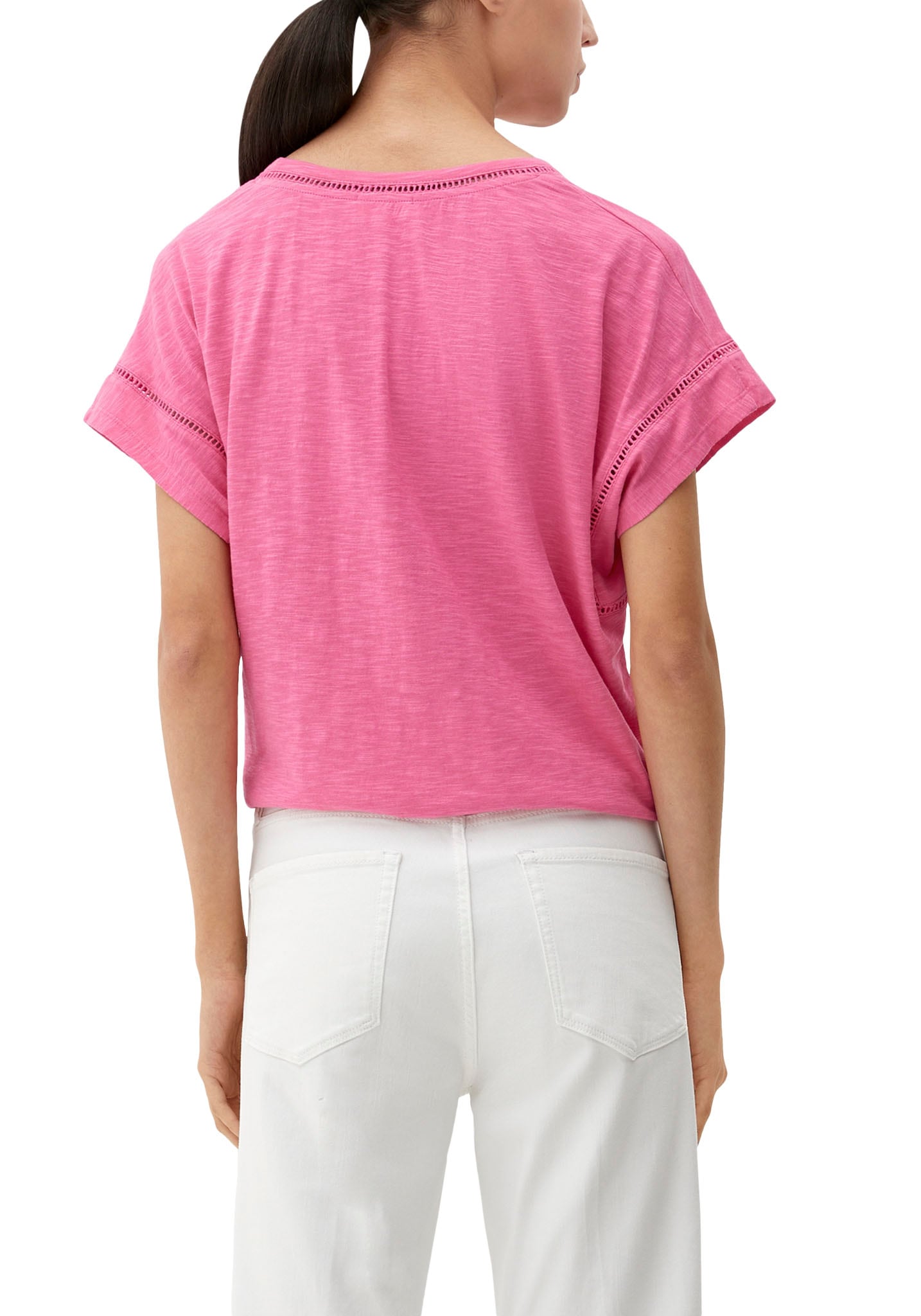 s.Oliver T-Shirt, mit Zierborte
