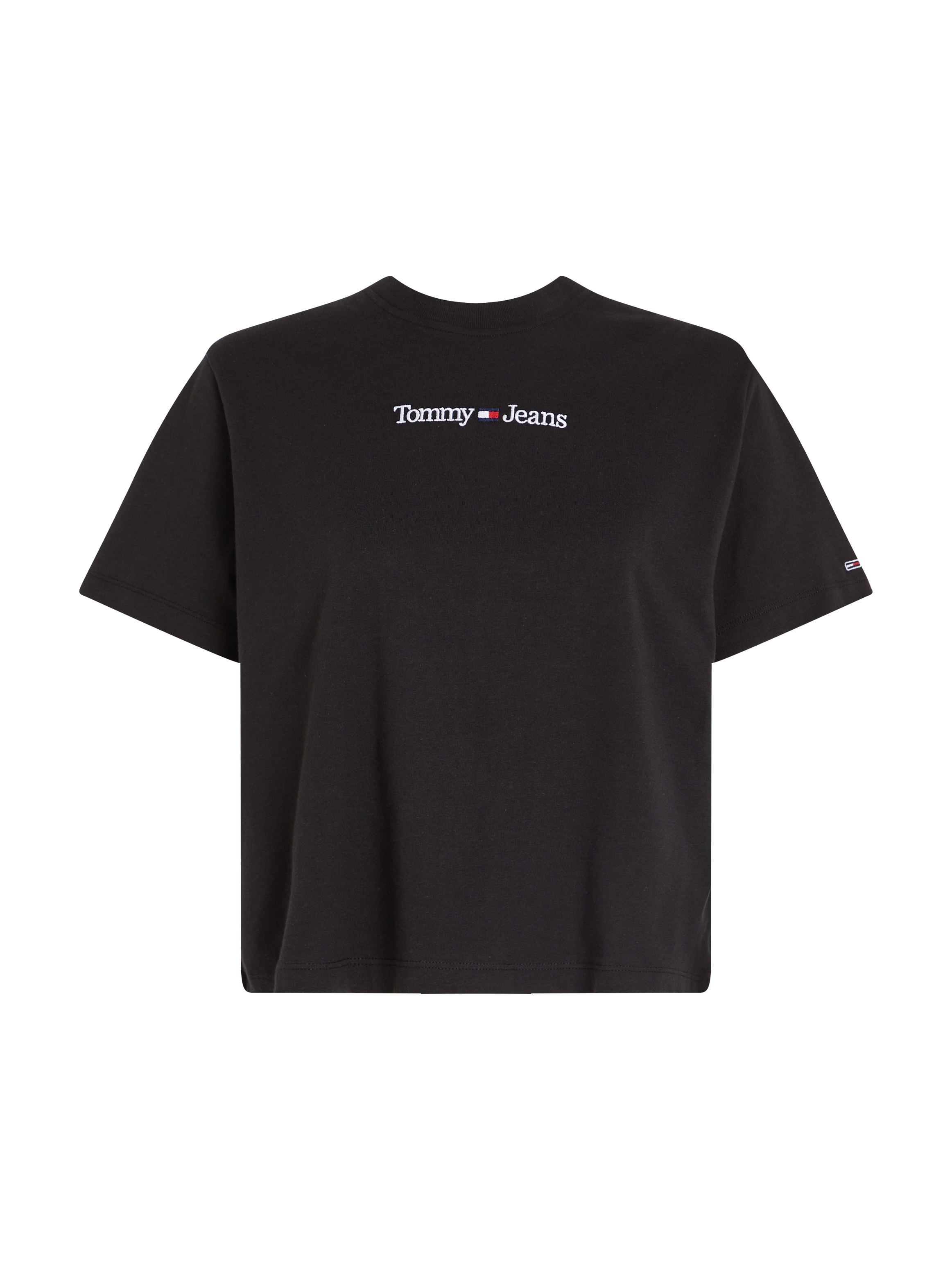 Tommy Jeans Kurzarmshirt »TJW TEE«, online CLS SERIF Linear mit Logoschriftzug | Jelmoli-Versand Jeans Tommy bestellen LINEAR