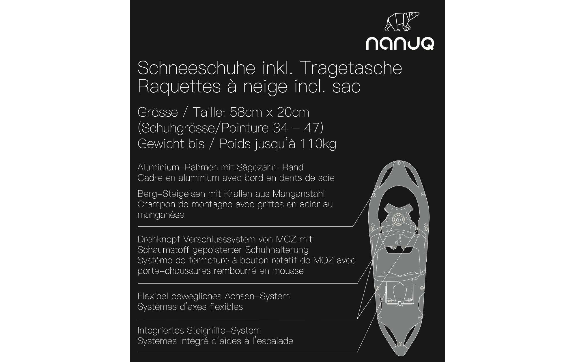 Schneeschuhe »Nanuq Schneeschuh Mountain Explorer«