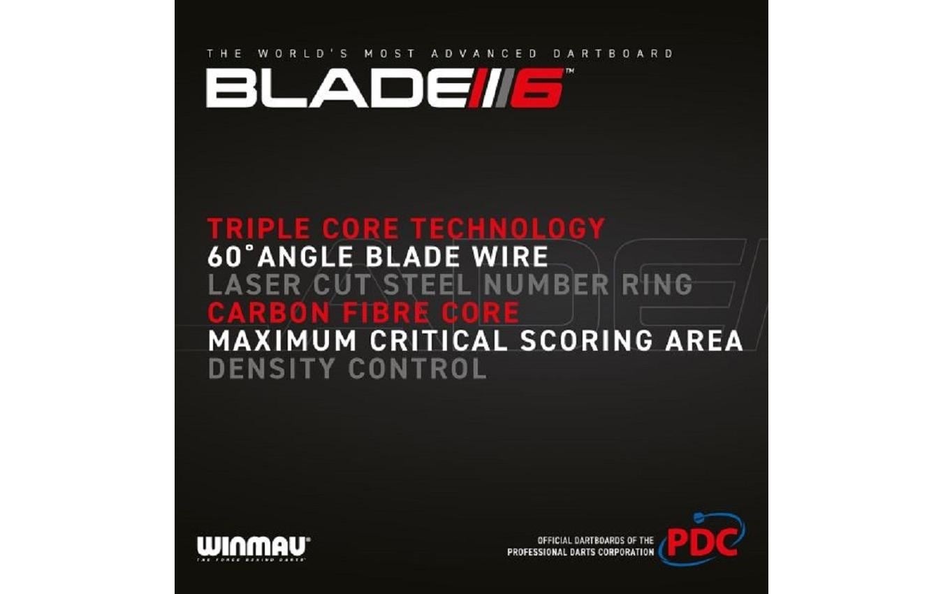 Winmau Dartscheibe »Blade 6 Triple Core Carbon«