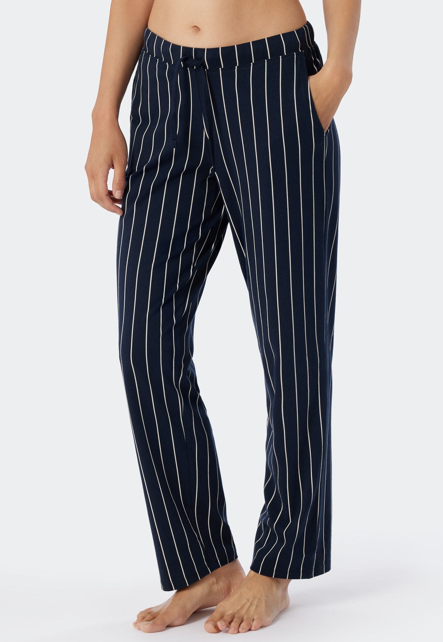 Schiesser Loungehose »Mix + Relax« seitliche Taschen, elastischer Bund, Single Jersey, bequem