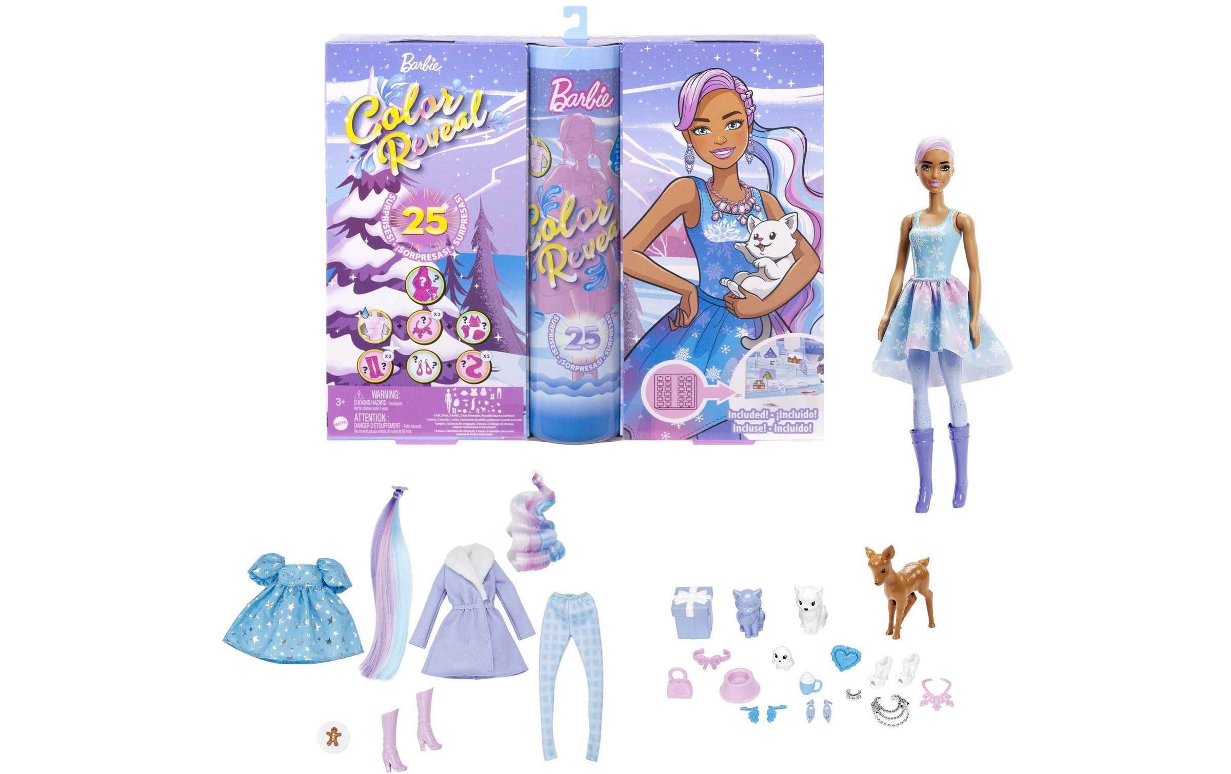 Barbie Adventskalender »Barbie Color«, ab 3 Jahren