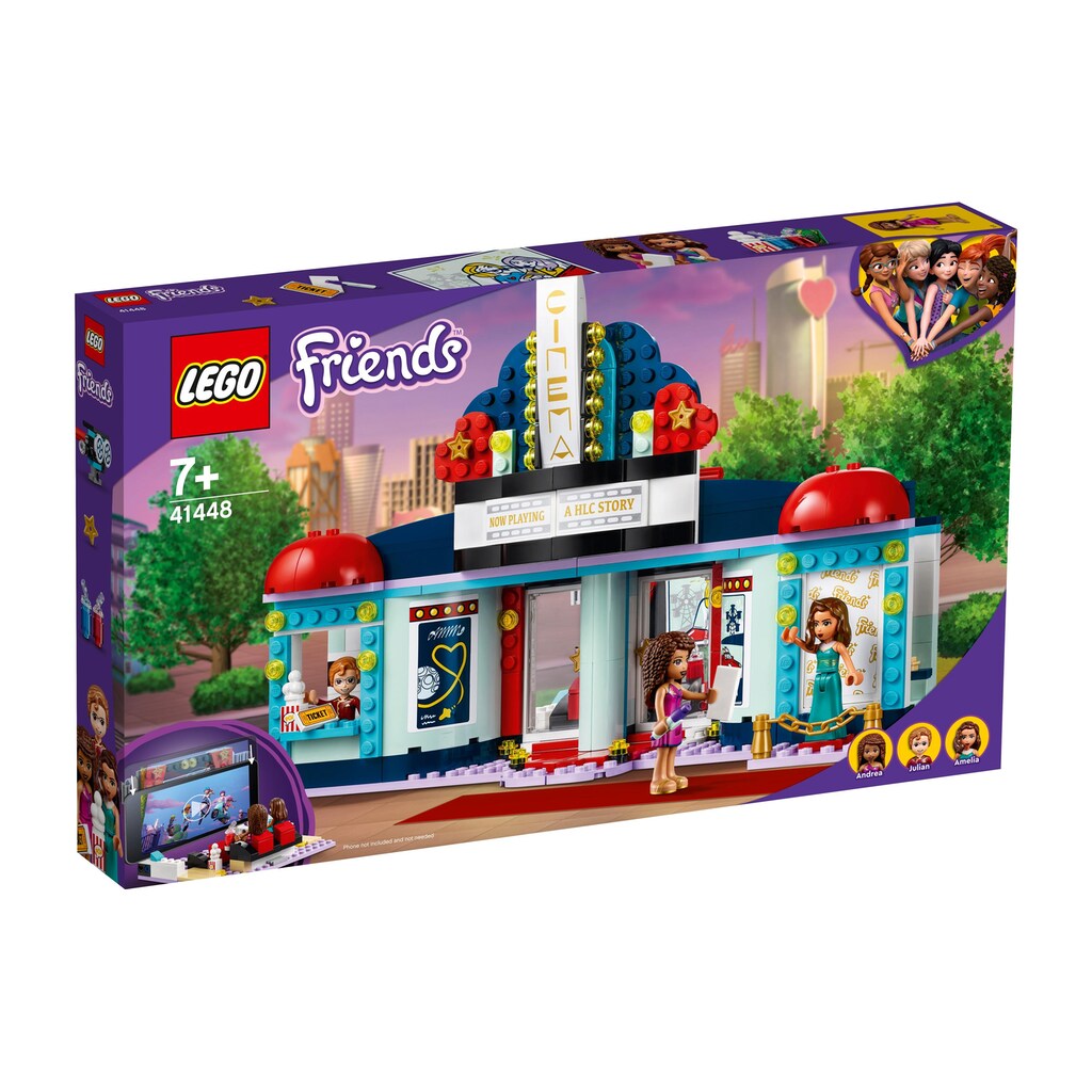 LEGO® Spielbausteine »Friends Heartlake City Kino 41448«, (451 St.)