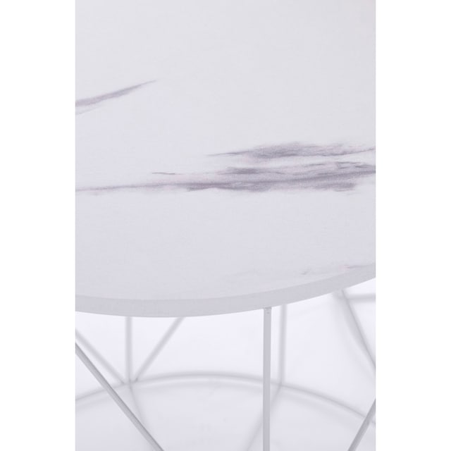 my Flair Beistelltisch »Rundini«, lackiertem Gestell, Naturbelassene Platte  im Skandinavischem Design online bestellen | Jelmoli-Versand