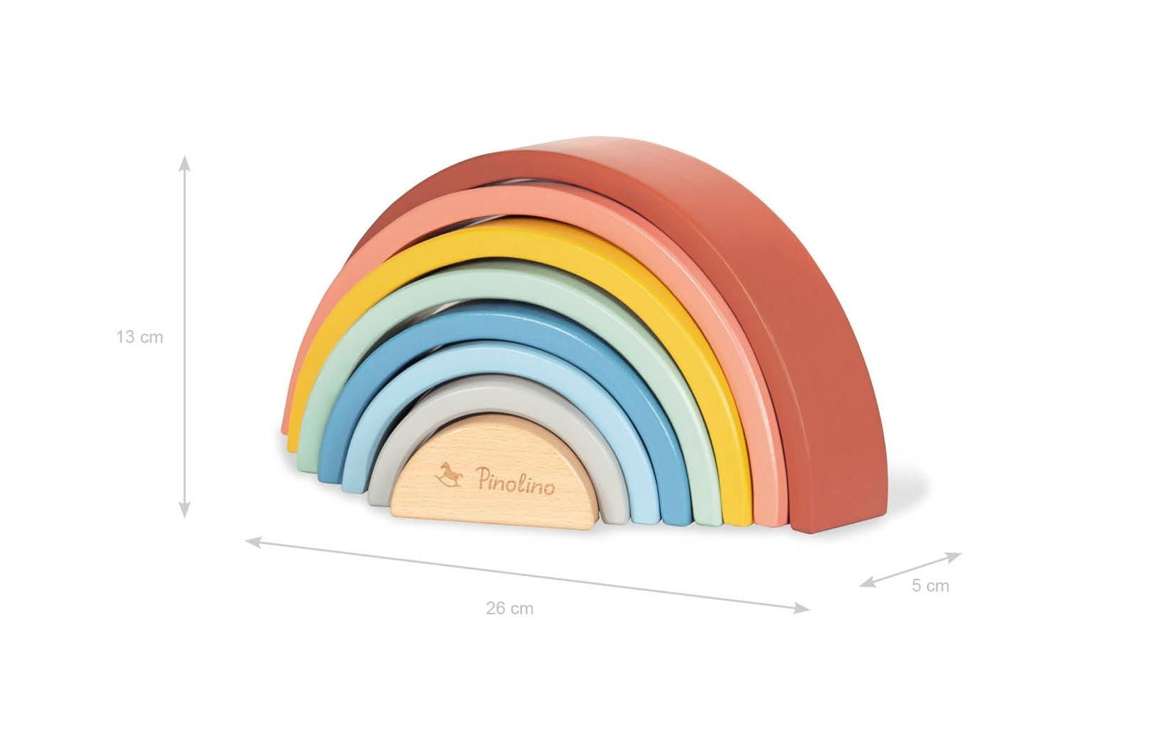 Arc-en-ciel en bois ruby