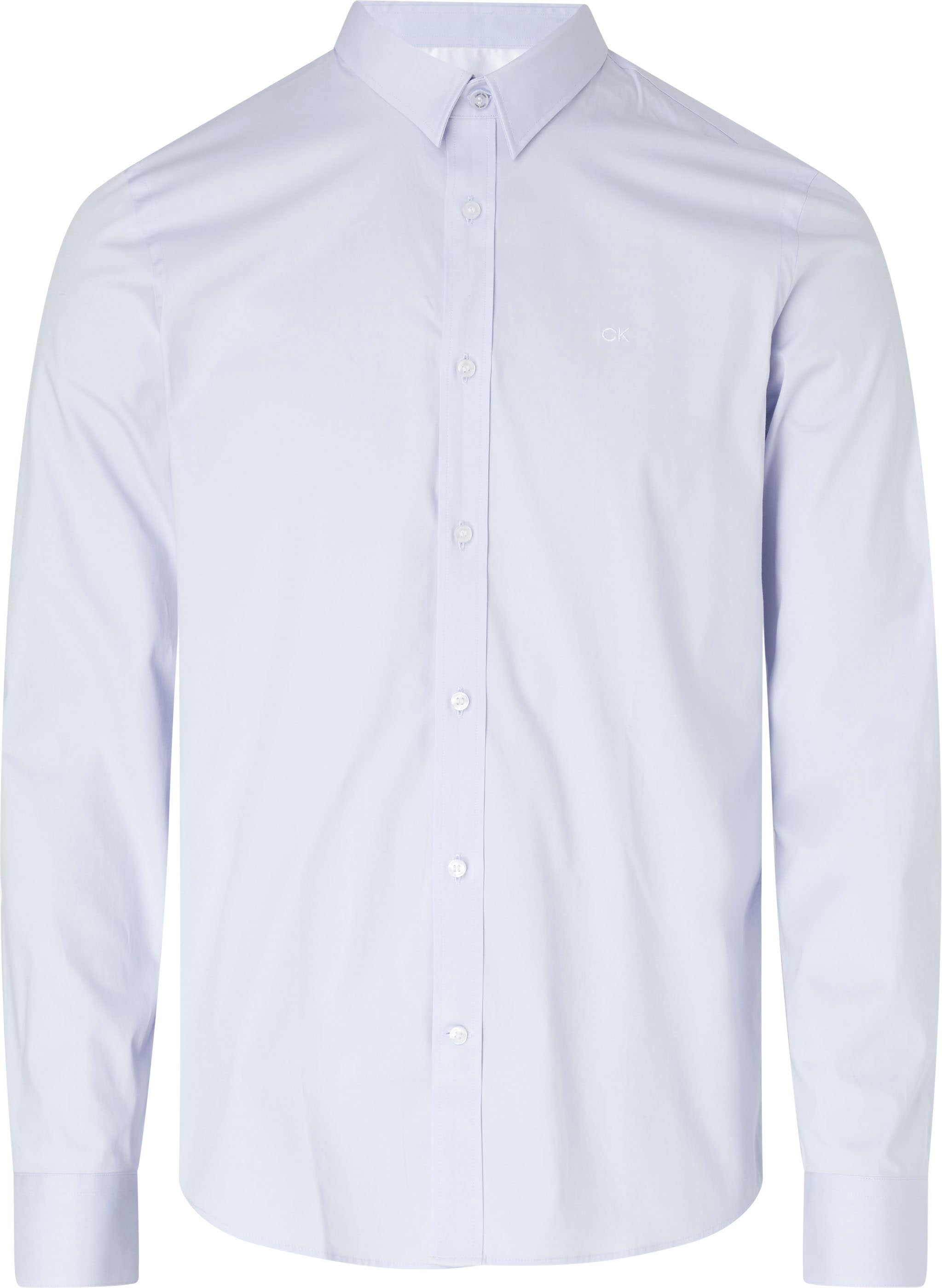 Calvin Klein Businesshemd »STRETCH POPLIN SLIM SHIRT«, mit Calvin Klein Logo auf der Brust