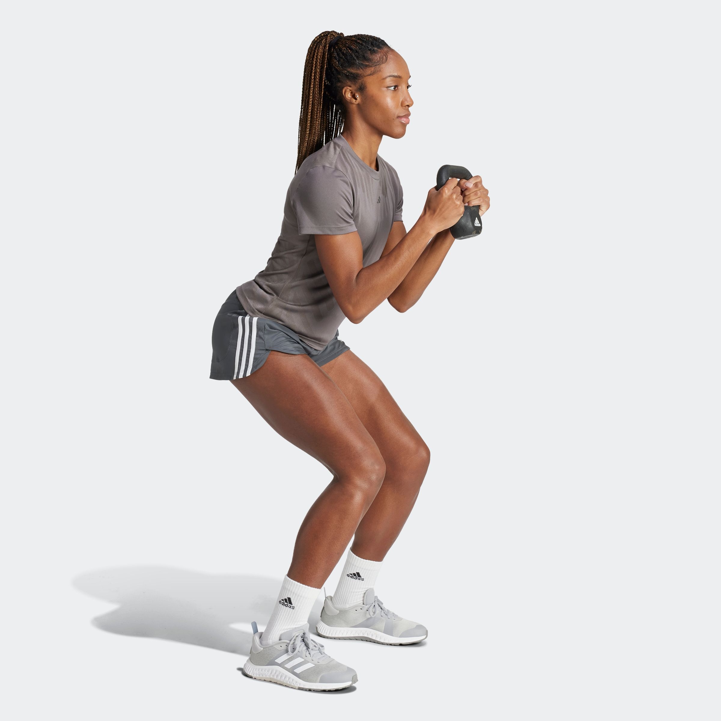 adidas Performance Shorts »PACER WVN HIGH«, (1 tlg.), Woven Trainingsshorts mit hohem Bund