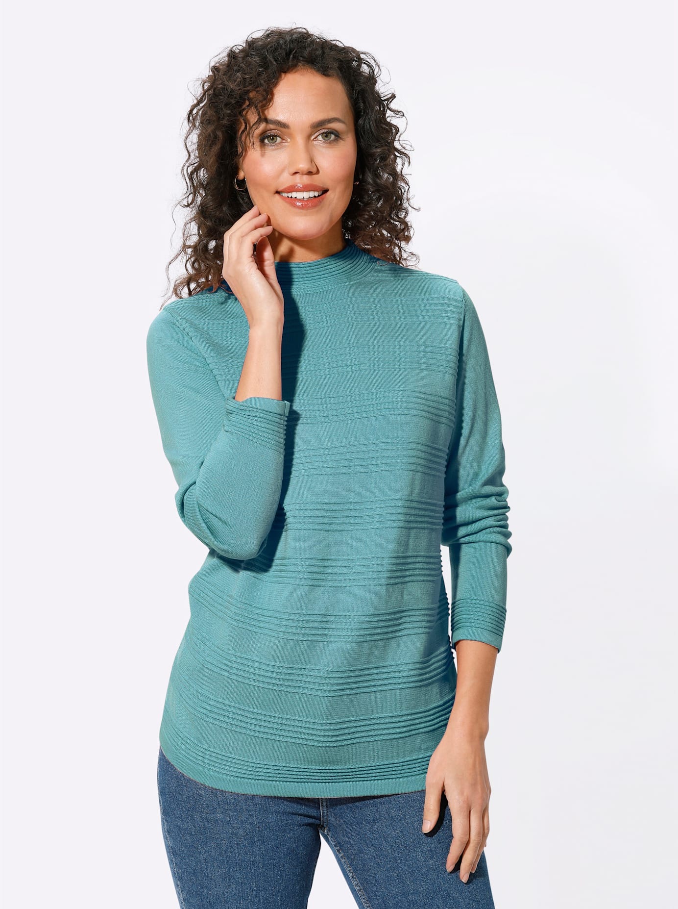 Casual Looks Stehkragenpullover »Stehkragen-Pullover«