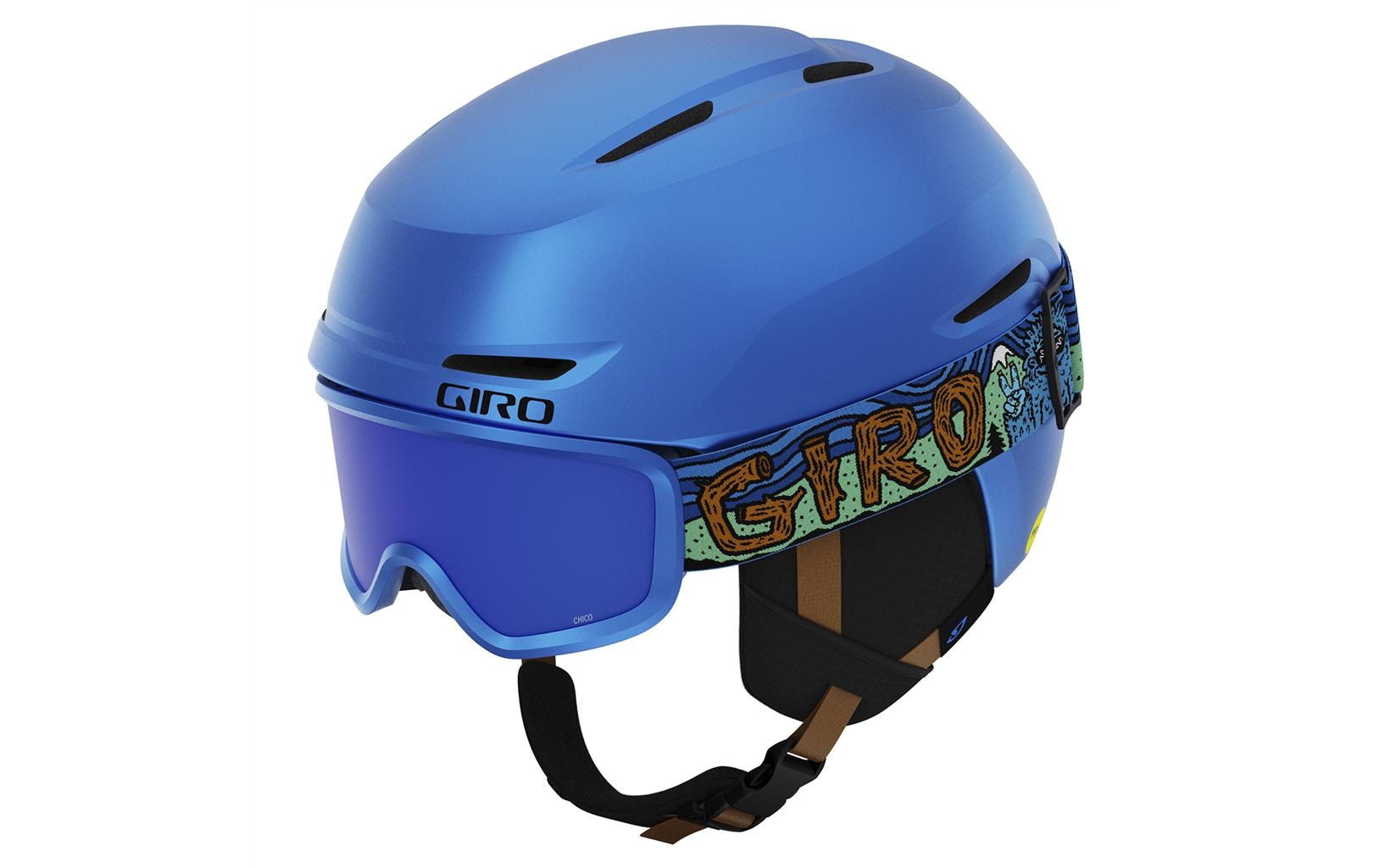 Skihelm »Spur Flash Combo Blue Shreddy Yeti, XS«