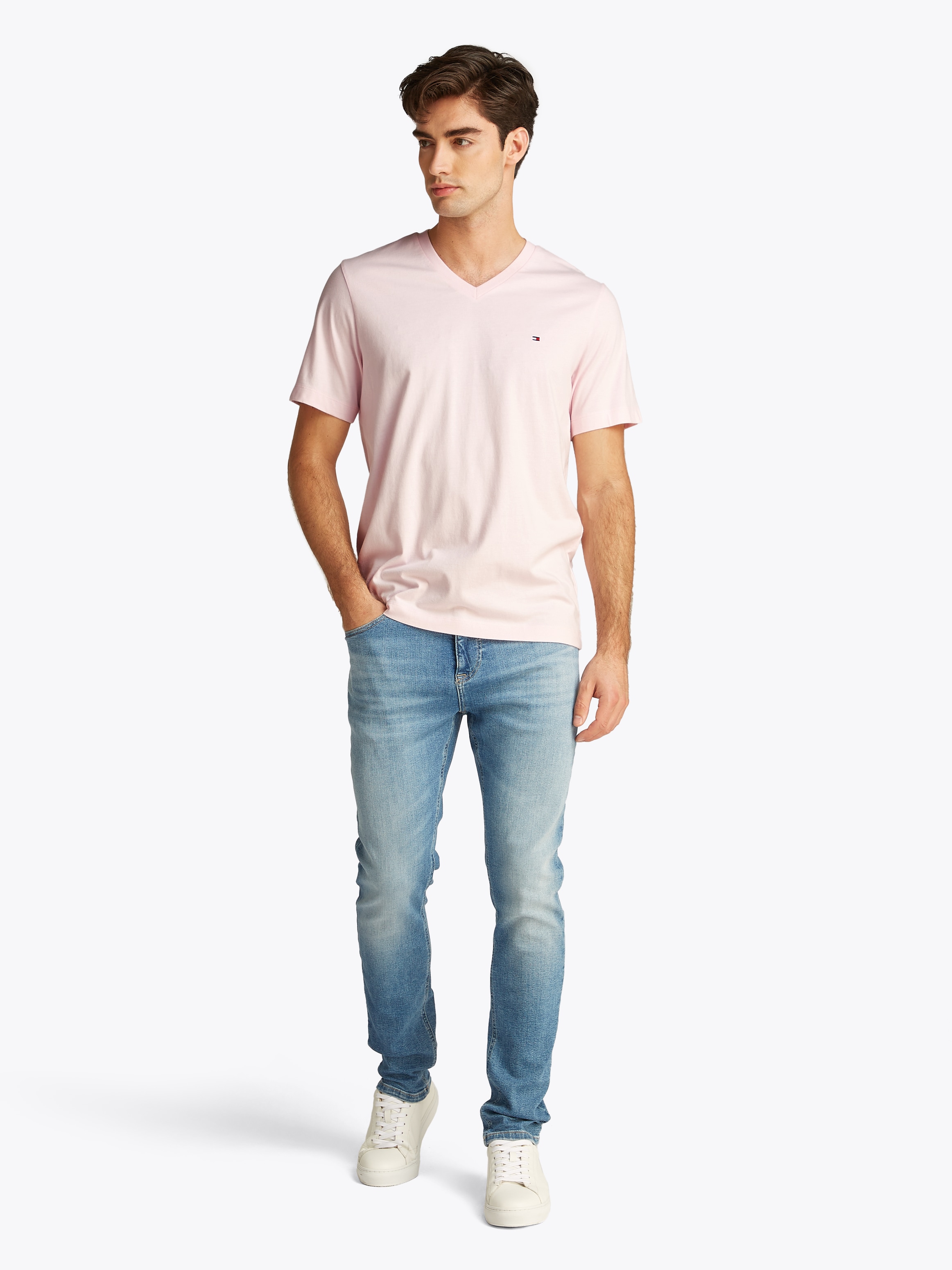 Tommy Hilfiger V-Shirt »ESSENTIAL V-NECK TEE«