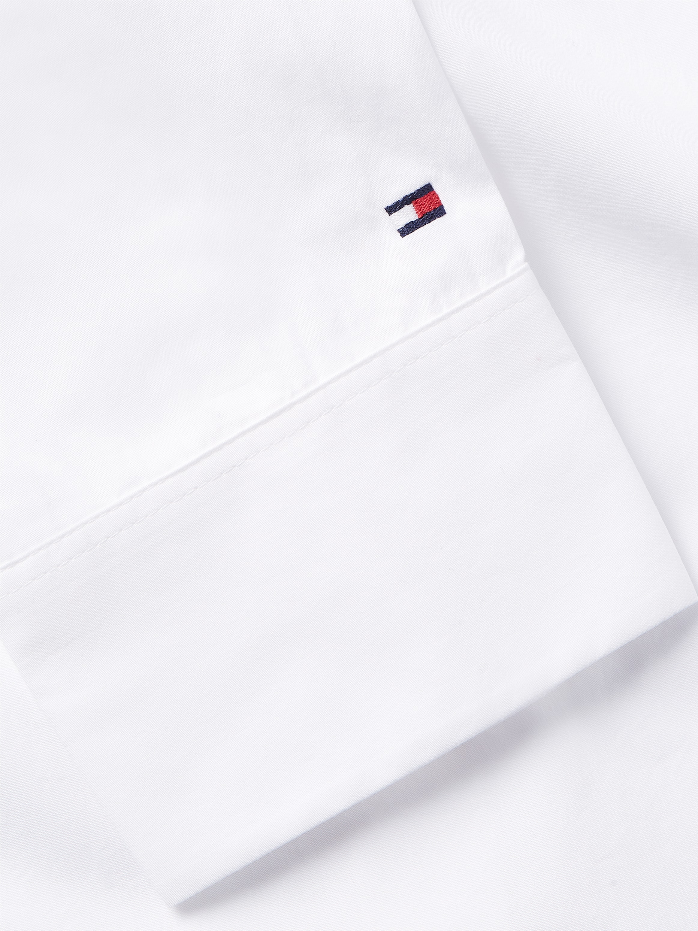 Tommy Hilfiger Hemdbluse »ESS POPLIN REGULAR SHIRT«, mit Popeline, gesticktem Tommy Hilfiger Logo