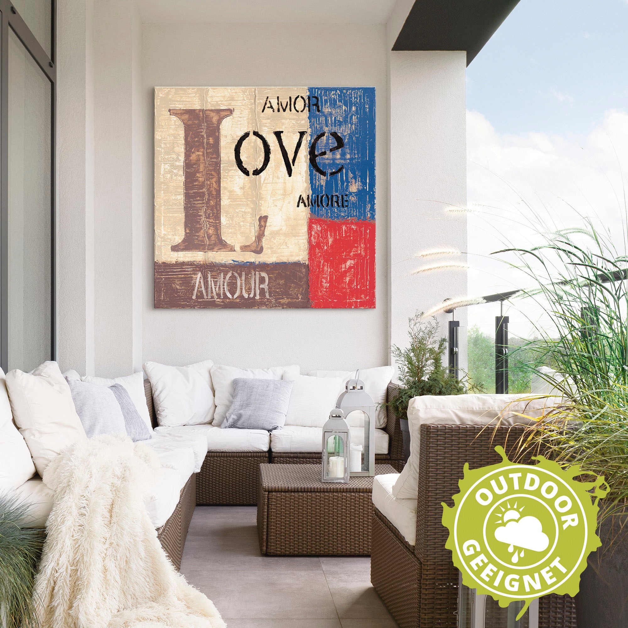 Artland Wandbild »Liebe«, Sprüche & Texte, (1 St.), als Alubild, Leinwandbild, Wandaufkleber oder Poster in versch. Grössen