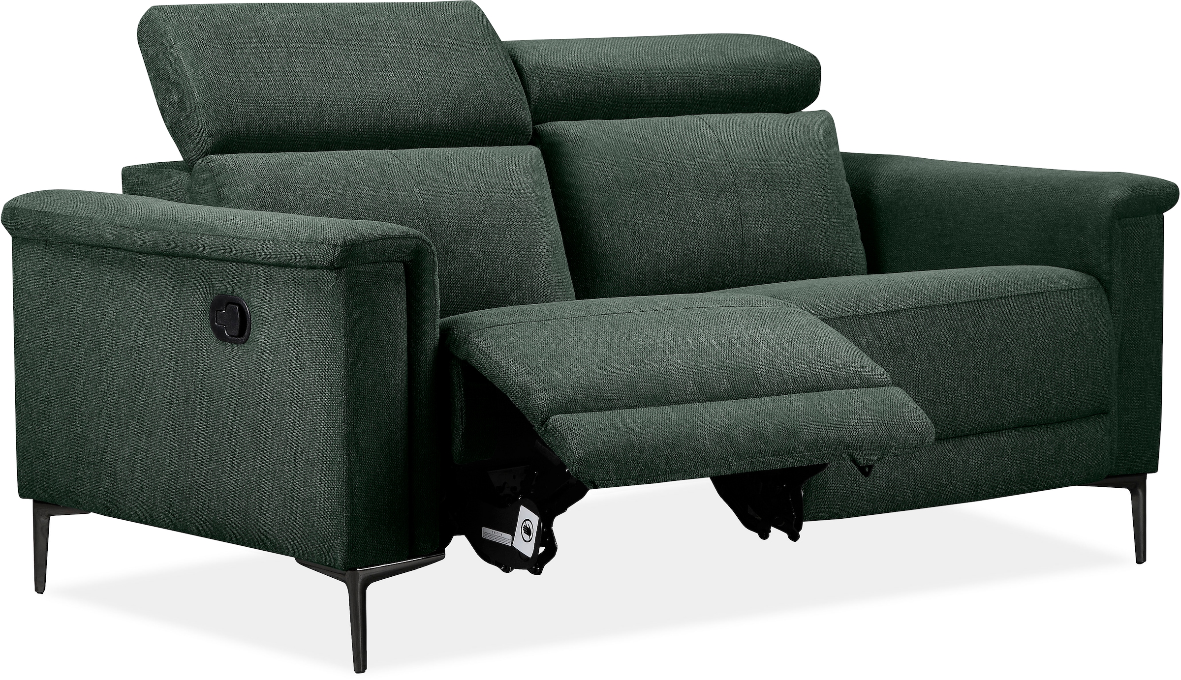 Places of Style 2-Sitzer »Lund«, manueller od. elektrischer Relaxfunktion und USB-A