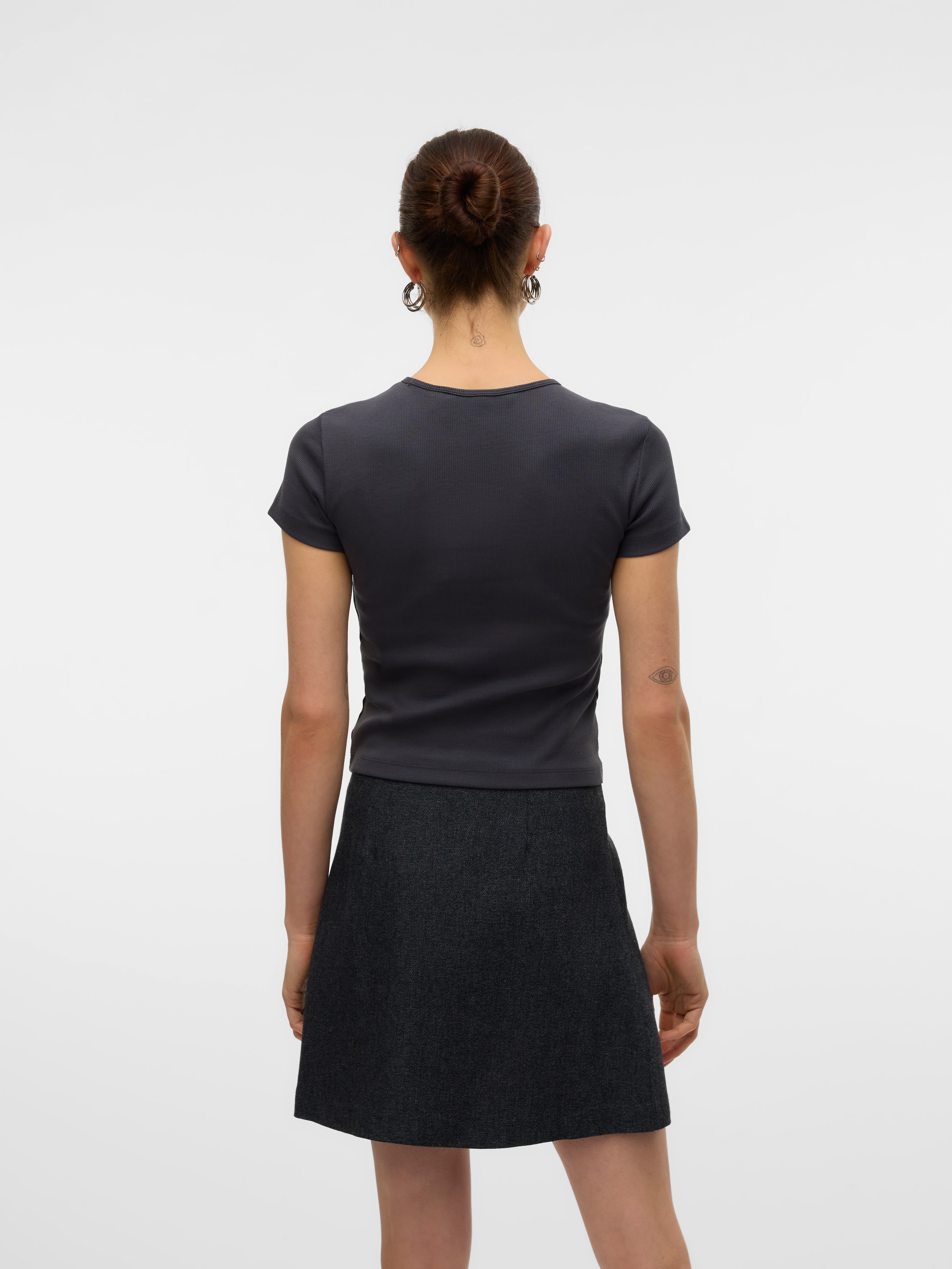 Vero Moda Rundhalsshirt »VMCHLOE SS SHORT TOP JRS NOOS«