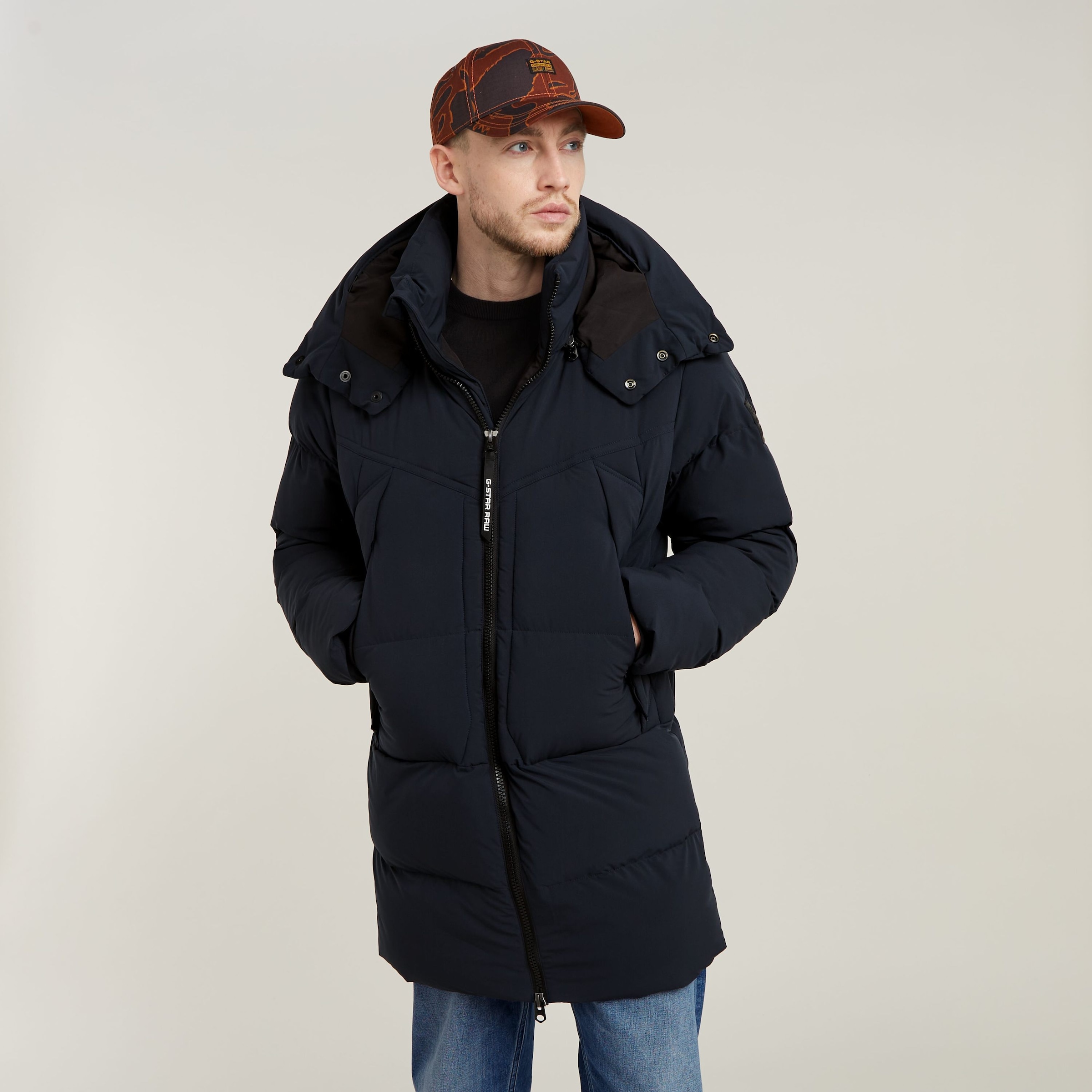 G-STAR Parka »G- Whistler Pdd Hdd Parka 2.0«, mit Kapuze