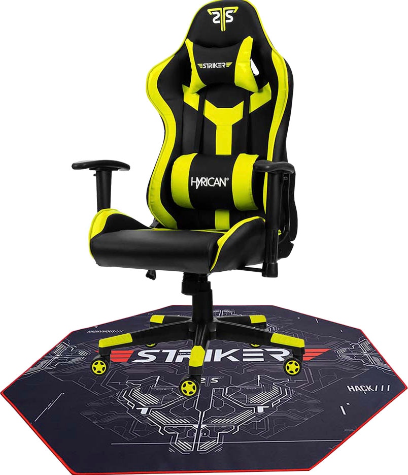 Hyrican Gaming-Stuhl »Striker COMBO« Gaming-Stuhl + Bodenschutzmatte „WZ603“ Copilot