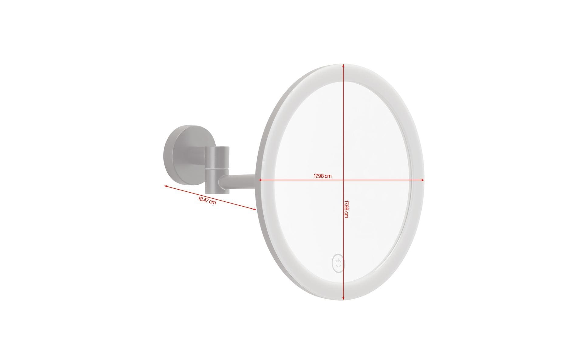 tesa Kosmetikspiegel »Visioon LED«