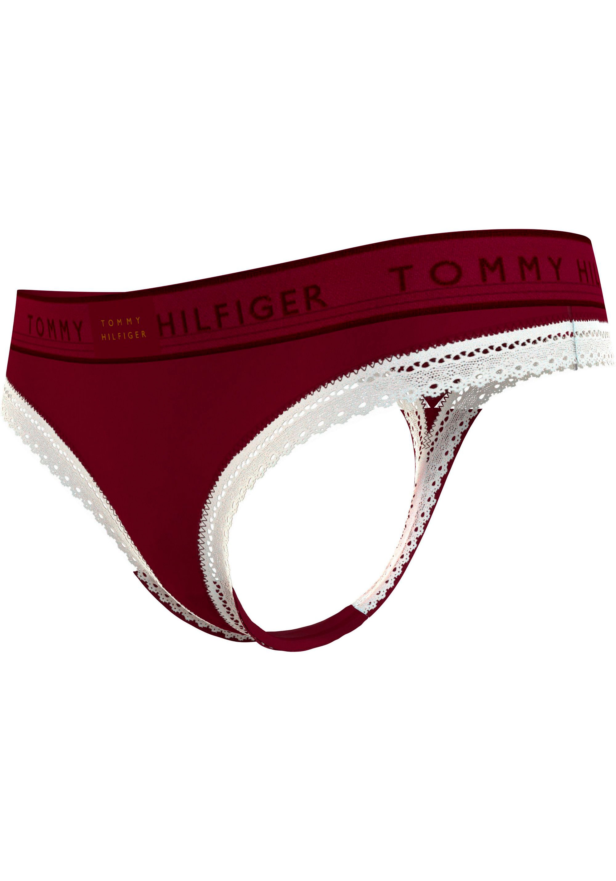 mit (EXT Tommy Hilfiger ordern Shop SIZES)«, Tommy Underwear ❤ im Hilfiger »THONG Jelmoli-Online Logobund T-String