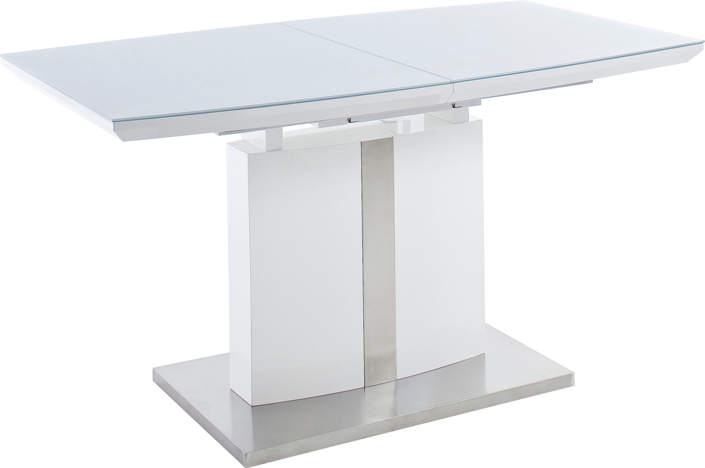 MCA furniture Esstisch Bootsform Synchronauszug, mit kaufen »Najuma«, | Jelmoli-Versand online weiss Sicherheitsglas