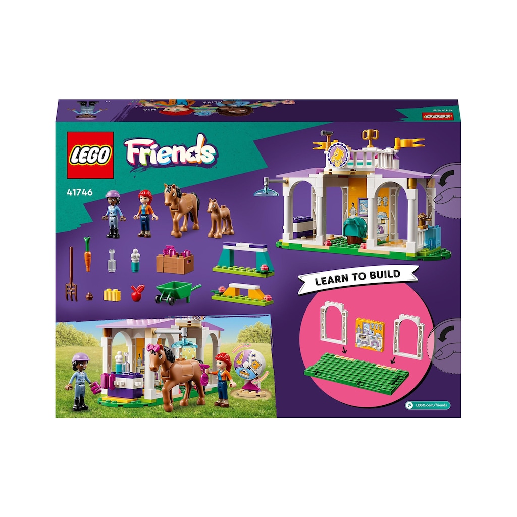 LEGO® Spielbausteine »Friends Reitschule 41746«, (134 St.)