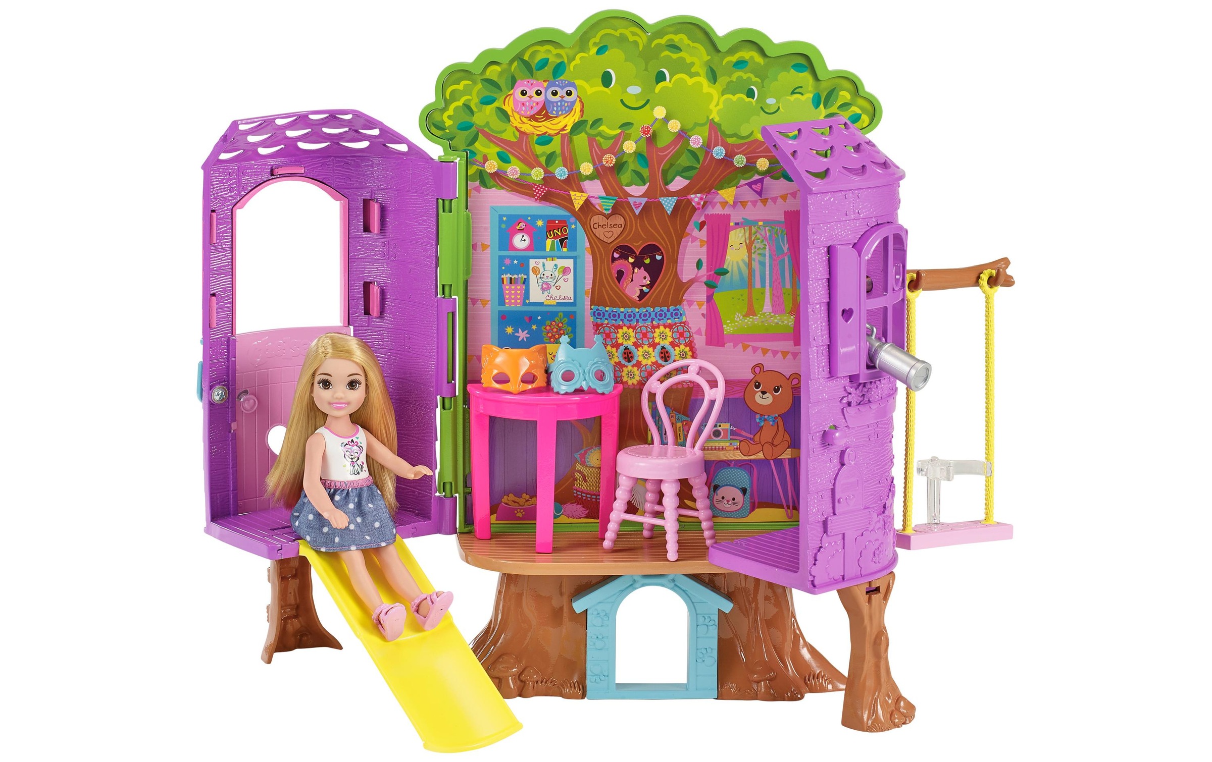 Barbie Puppen Spielcenter »Chelsea Baumhaus Spielset«
