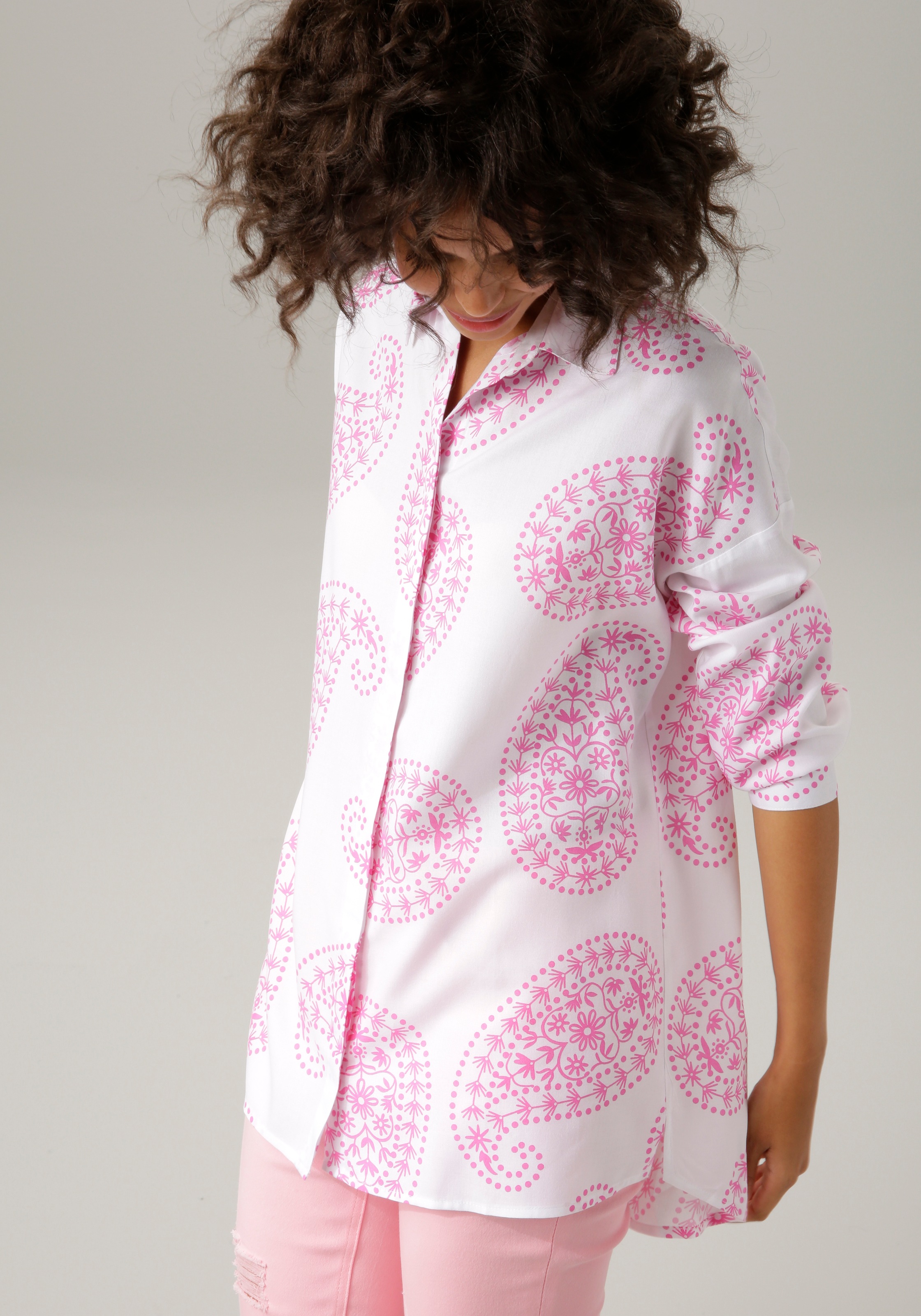 Aniston CASUAL Hemdbluse, mit grossflächigem Paisley-Muster kaufen