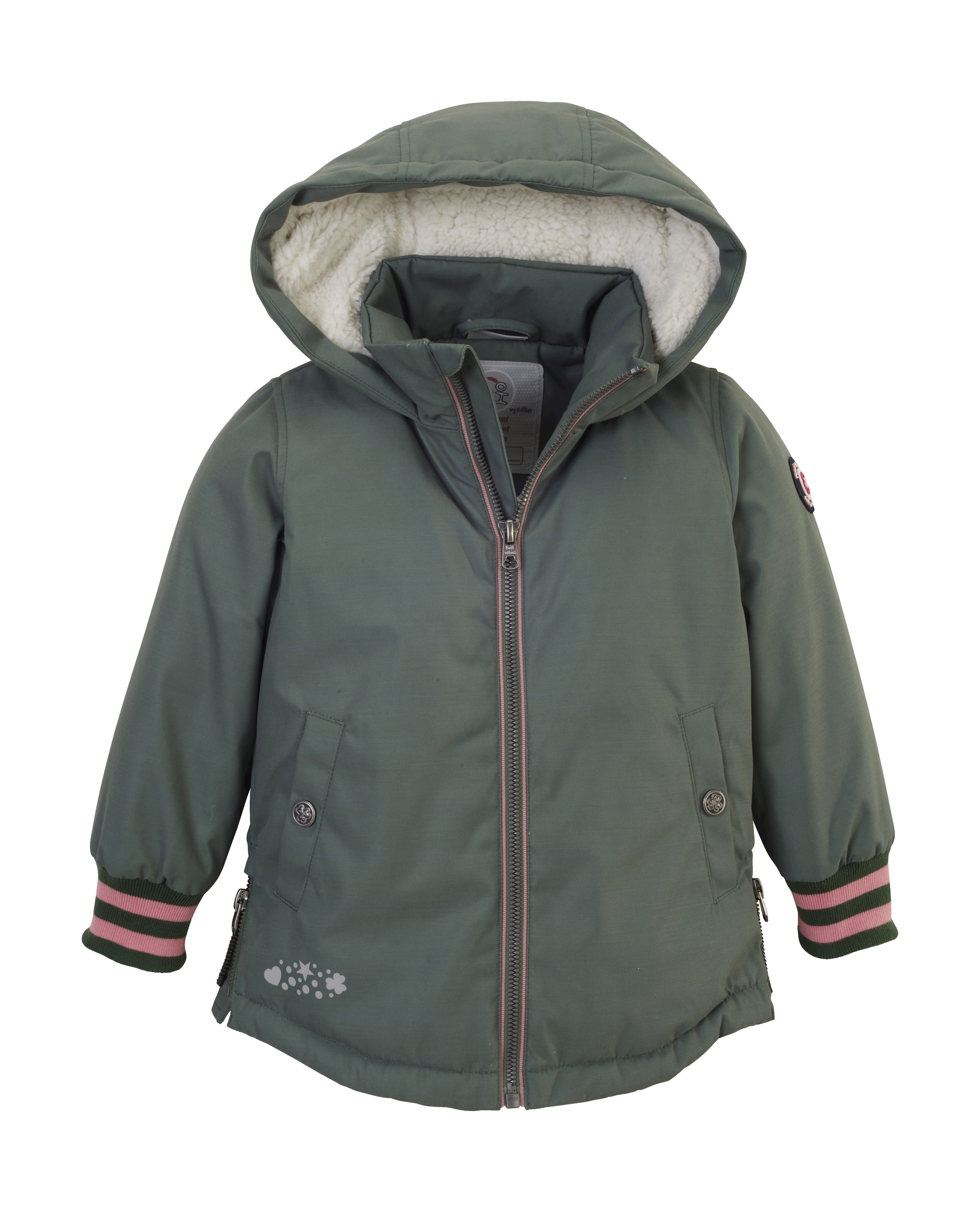 first instinct by killtec Parka »FIOW 18 MNS PRK« Wasserdichter Parka mit Teddyfutter, atmungsaktiv und winddicht