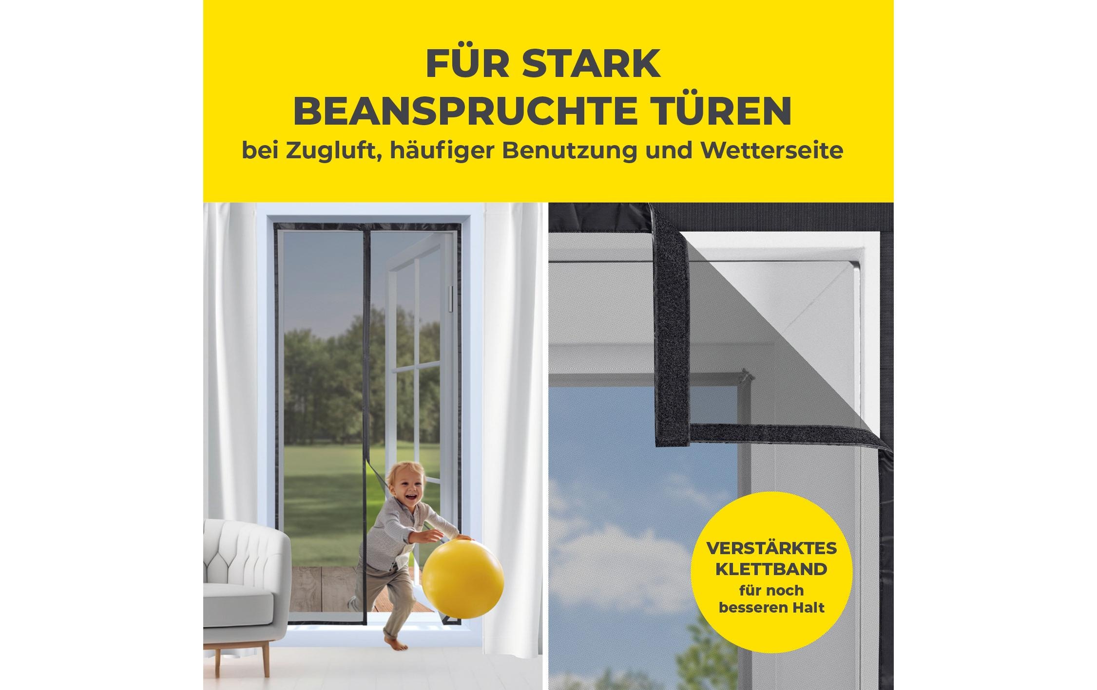 EASYmaxx Insektenschutz-Vorhang »Strong Click, 100 x 210 cm«