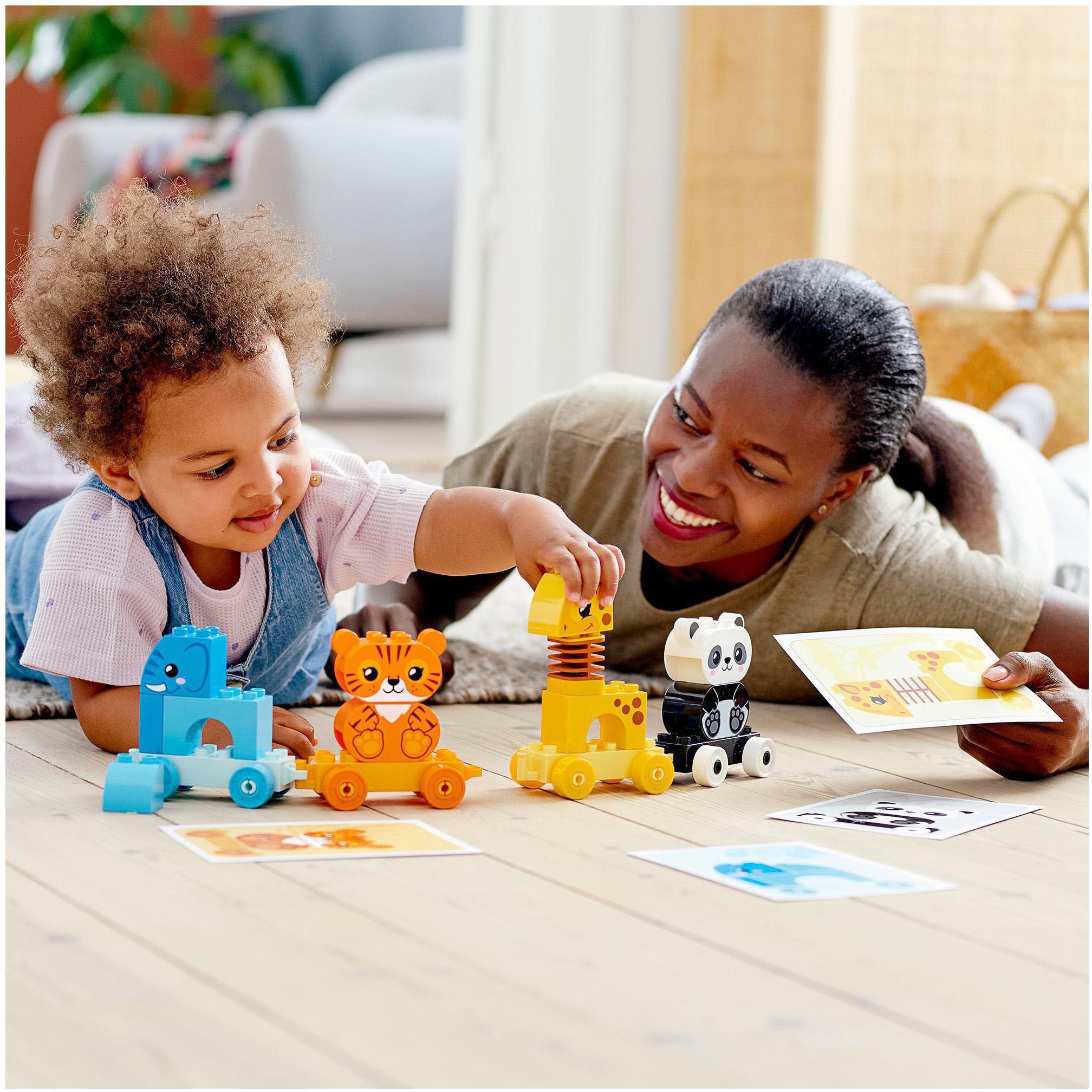 LEGO® Konstruktionsspielsteine »Mein erster Tierzug (10955), LEGO® DUPLO® Creative Play«, (15 St.), Made in Europe