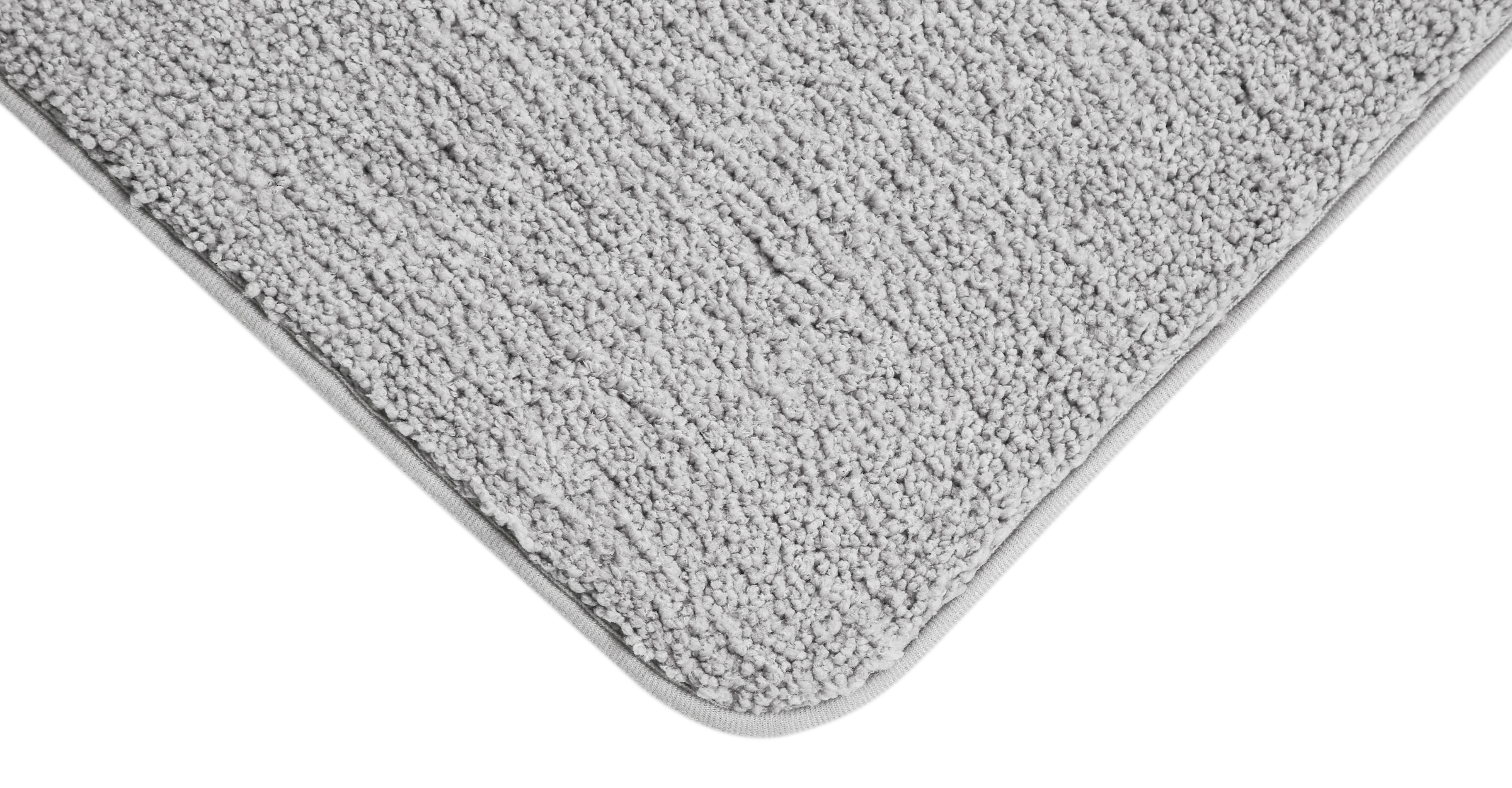 my home Badematte »Regona, Badteppich, Badvorleger, Badezimmer Teppich«, rutschhemmend beschichtet, fussbodenheizungsgeeignet-schnell trocknend-strapazierfähig, Uni Farben, besonders weich, als rechteckig und halbrund erhältlich