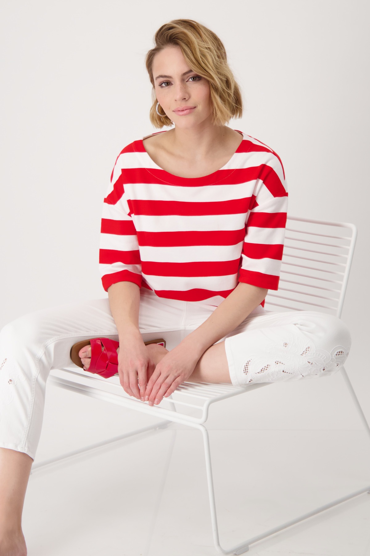Monari Sweatshirt »Sweatshirt Ringel«, mit Streifen