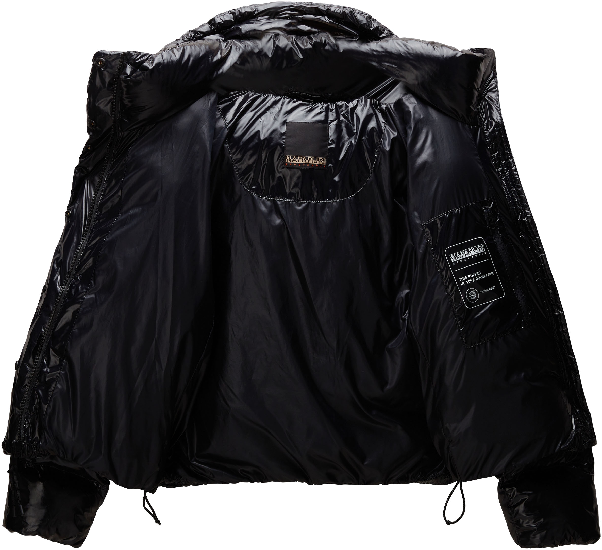 Napapijri Steppjacke »GLANE«, mit Kapuze, in glänzender Optik