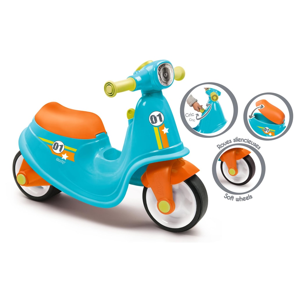 Smoby Rutscher »Scooter Ride-on blue«