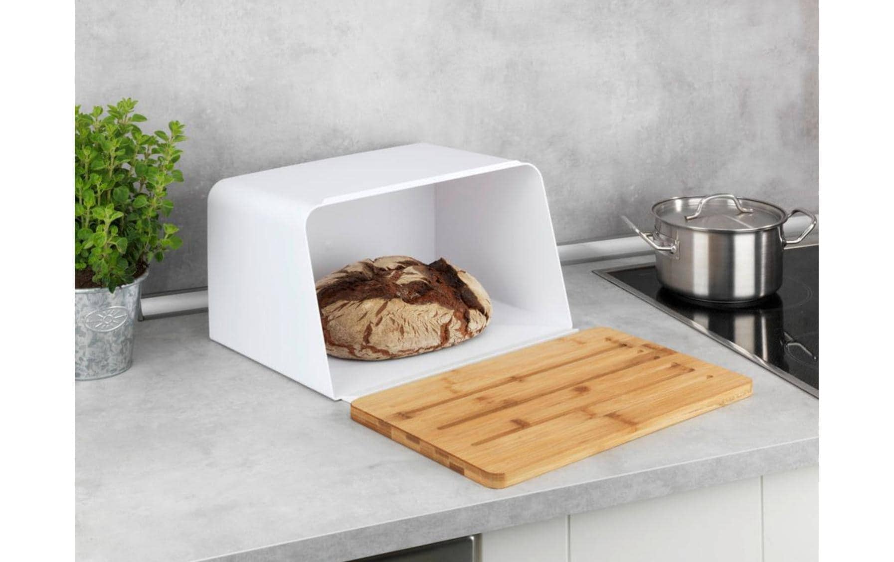 WENKO Brotkasten »Kubo«, (1 tlg.), Holzart: Bambus (China)