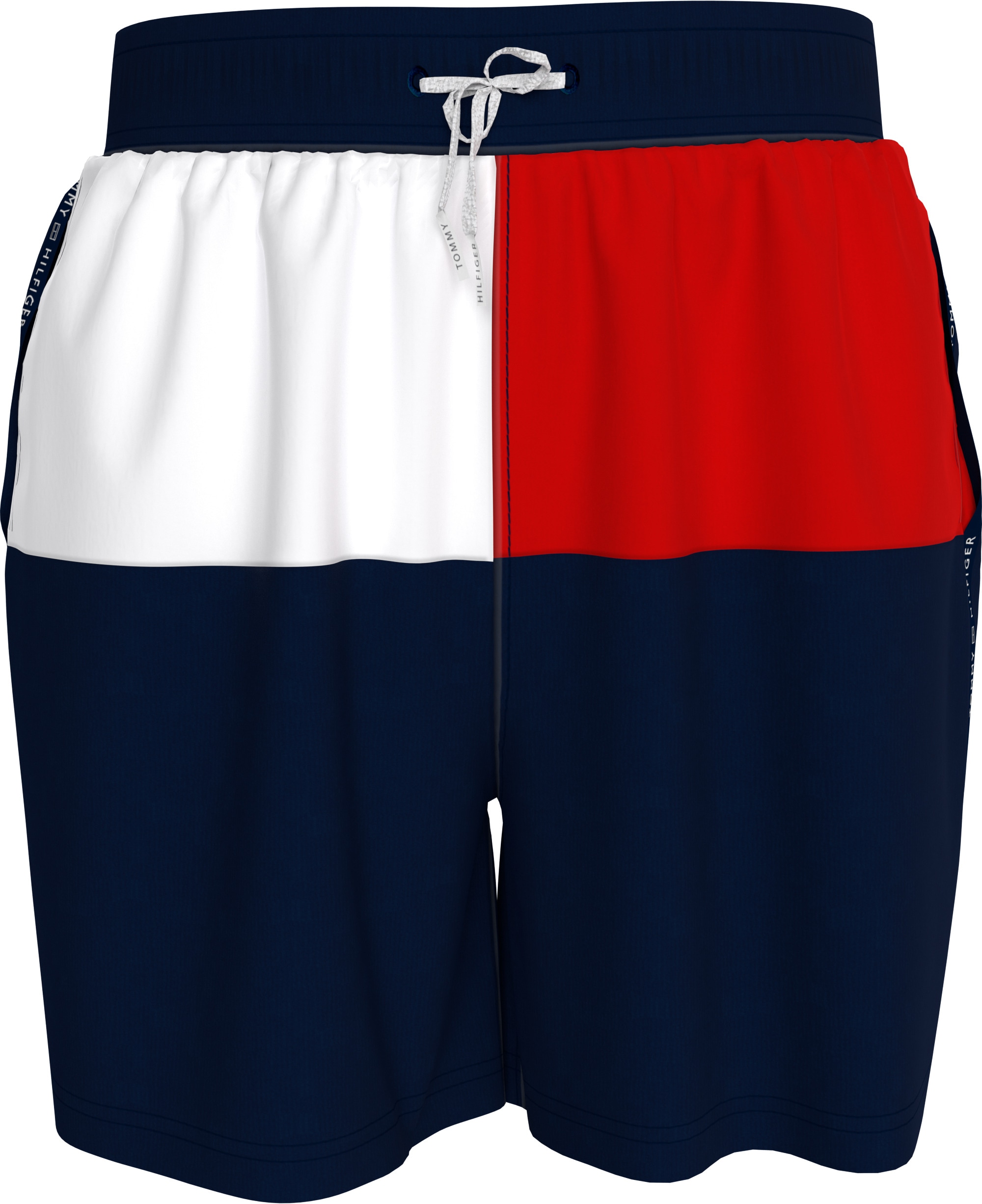 Tommy Hilfiger Swimwear Badeshorts »MEDIUM DRAWSTRING«, im Color Block-Design